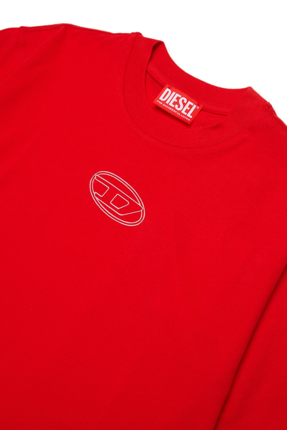 Camiseta con logo Oval D