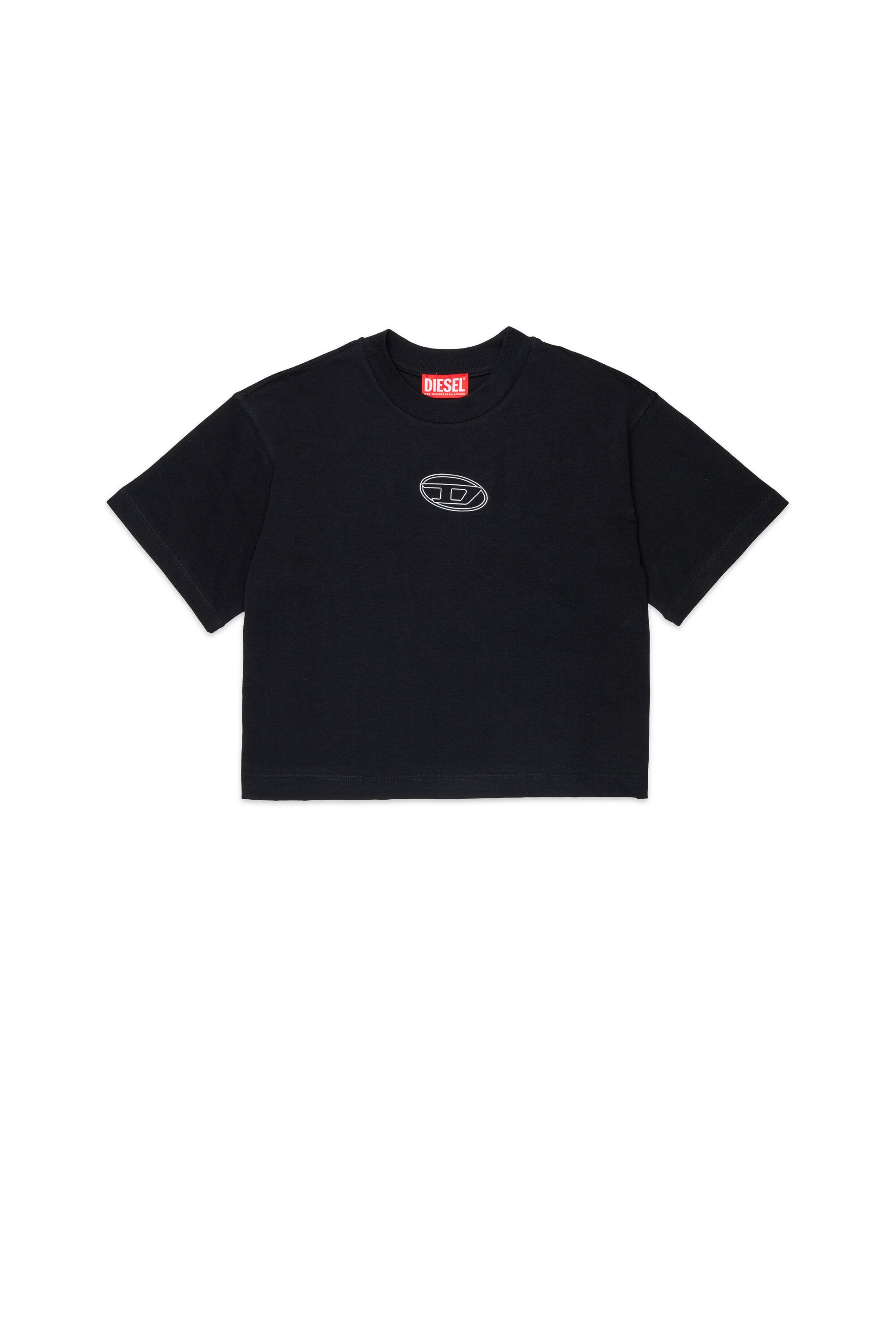 Camiseta con logo Oval D