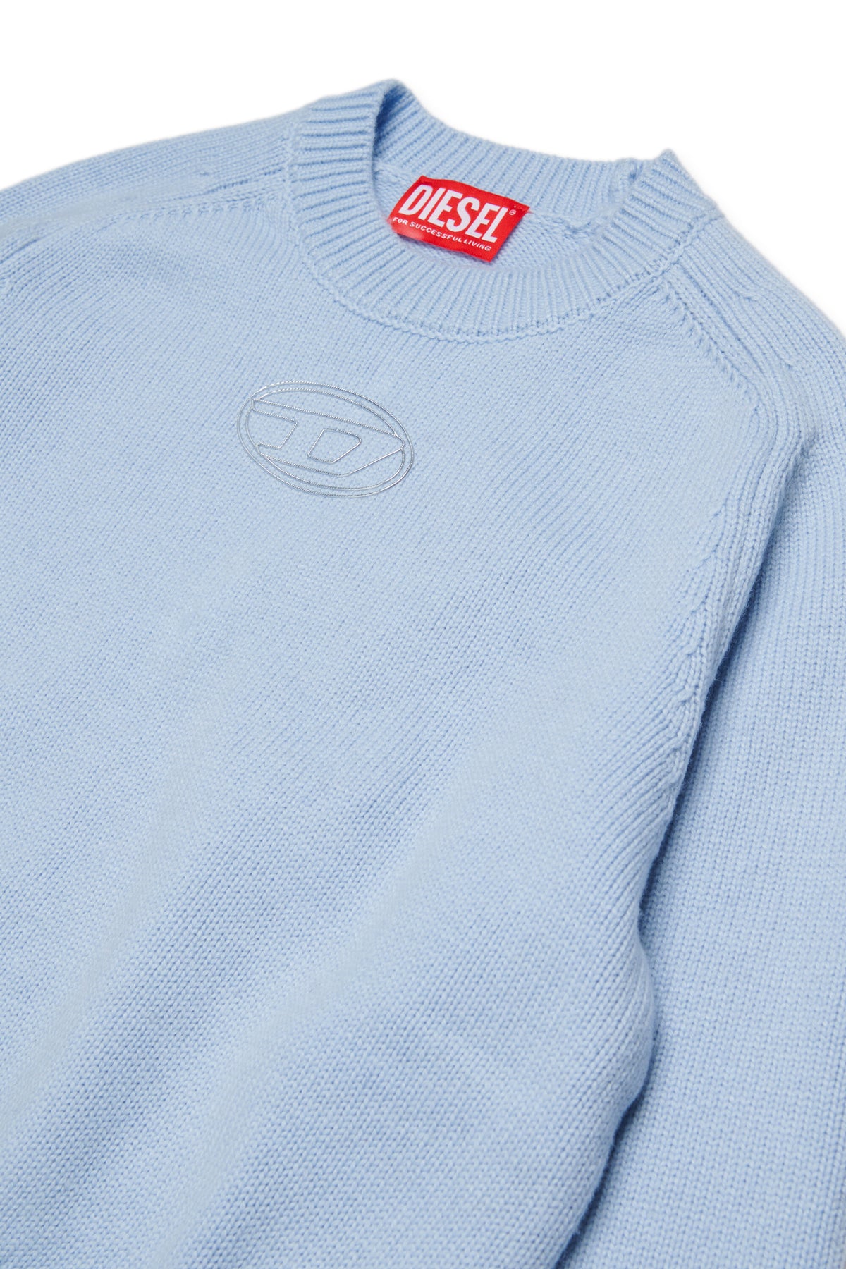 Crew-neck pullover with logo