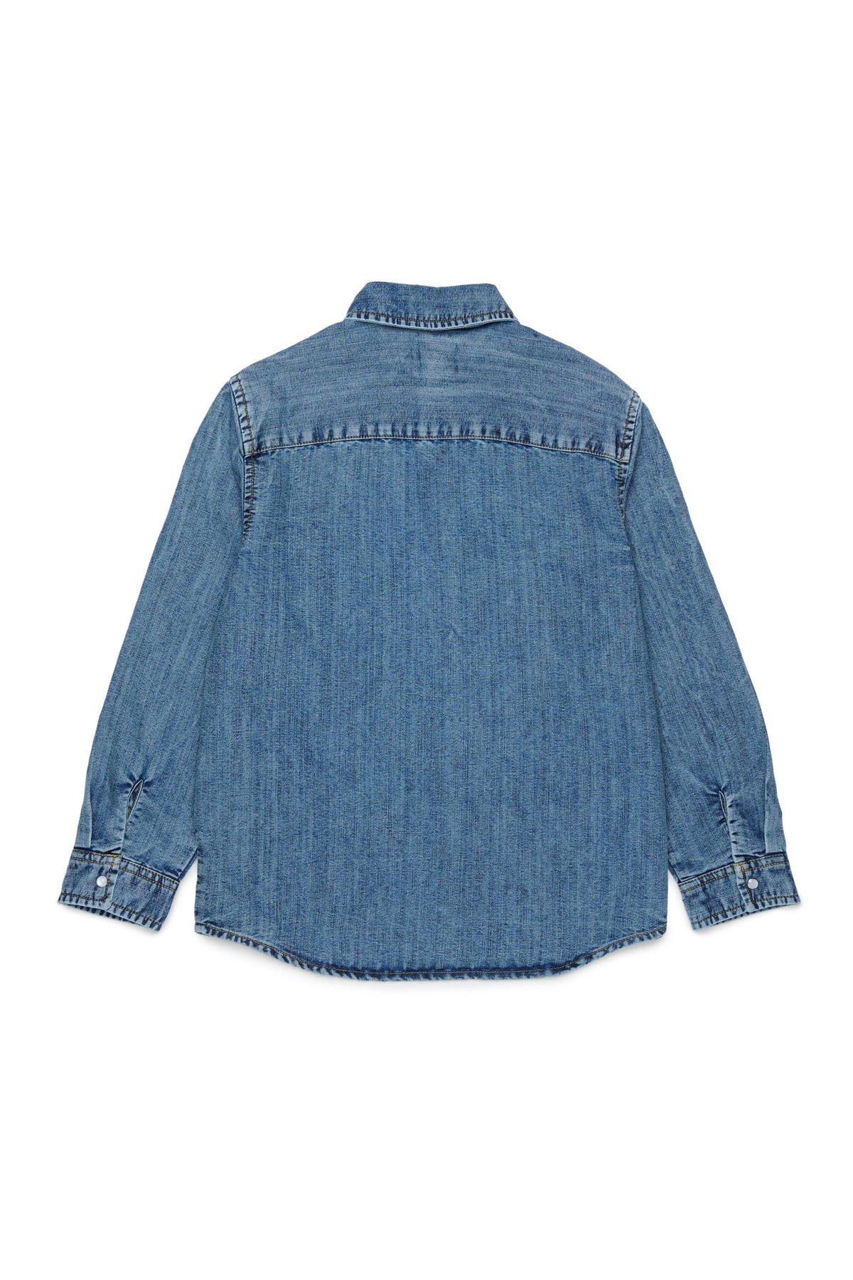 Denim shirt with logo