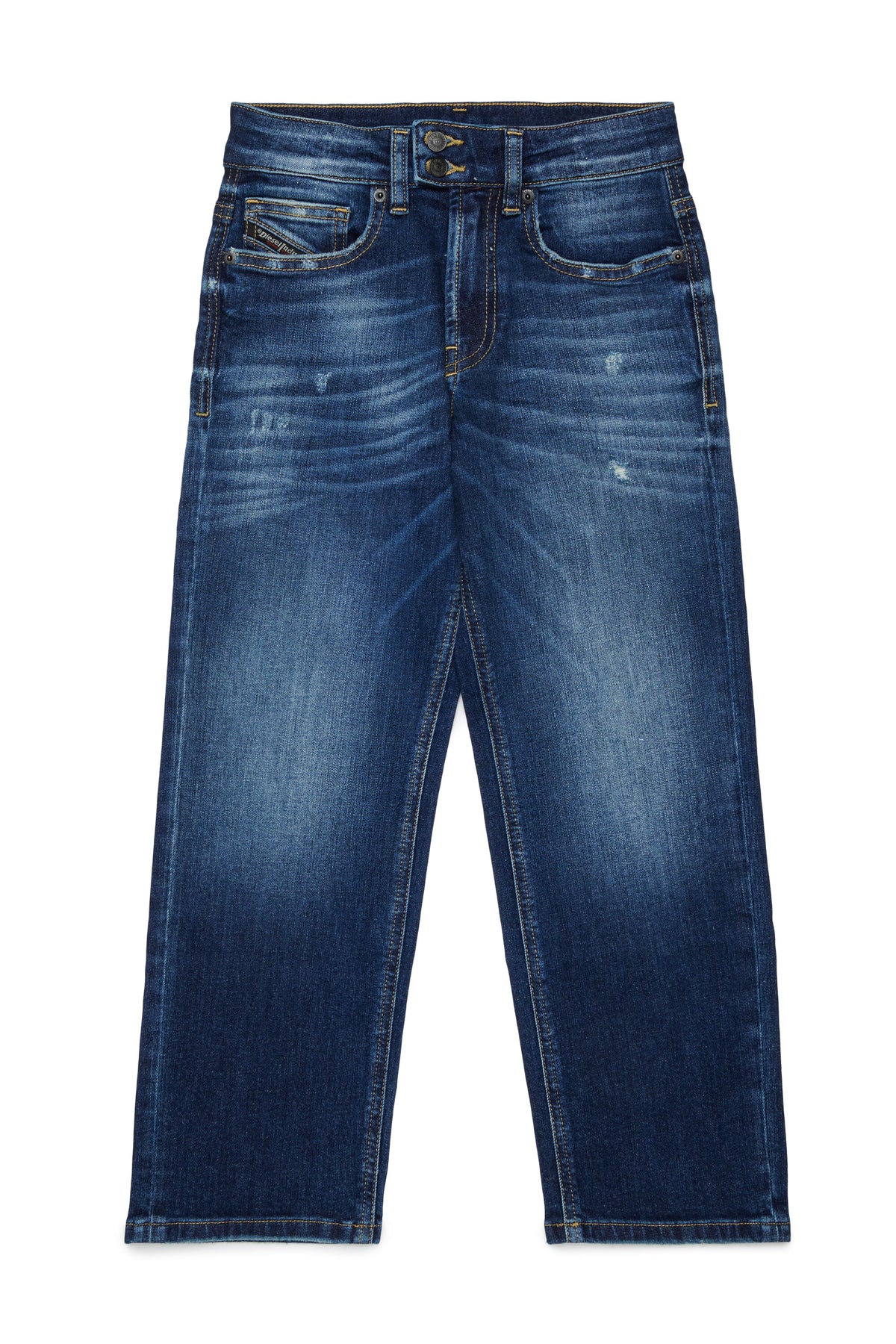 Jeans corte relajado lavado azul medio - D-Maki