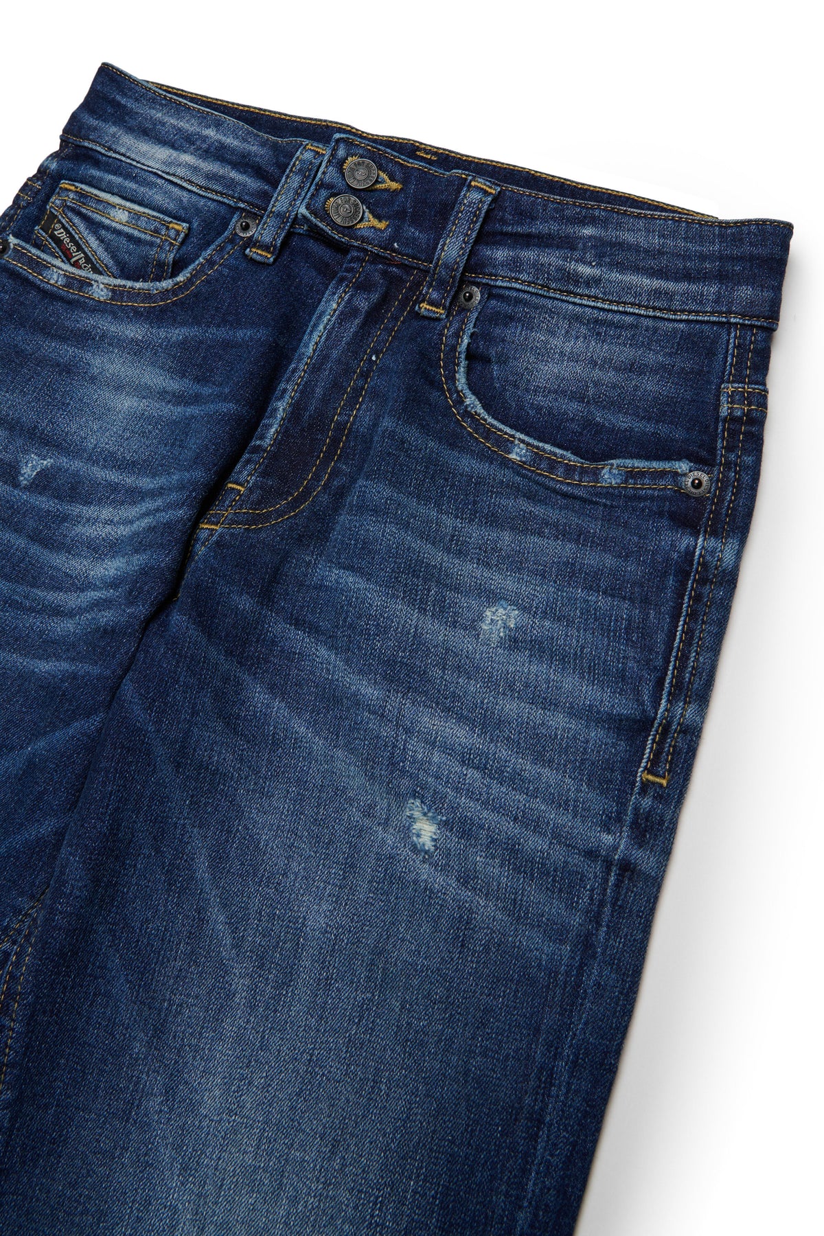 Jeans corte relajado lavado azul medio - D-Maki
