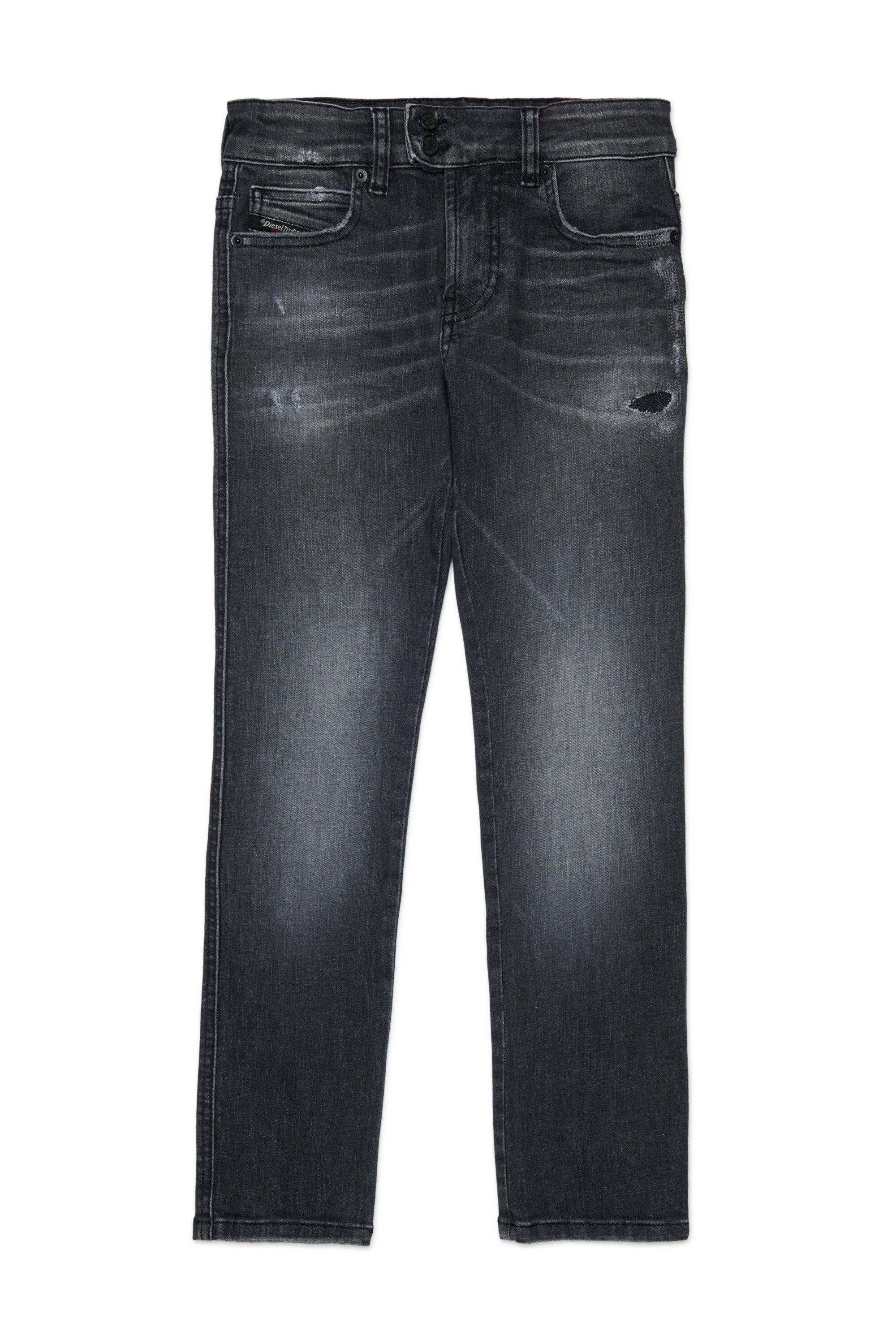Jeans corte slim lavado negro - D-Veel