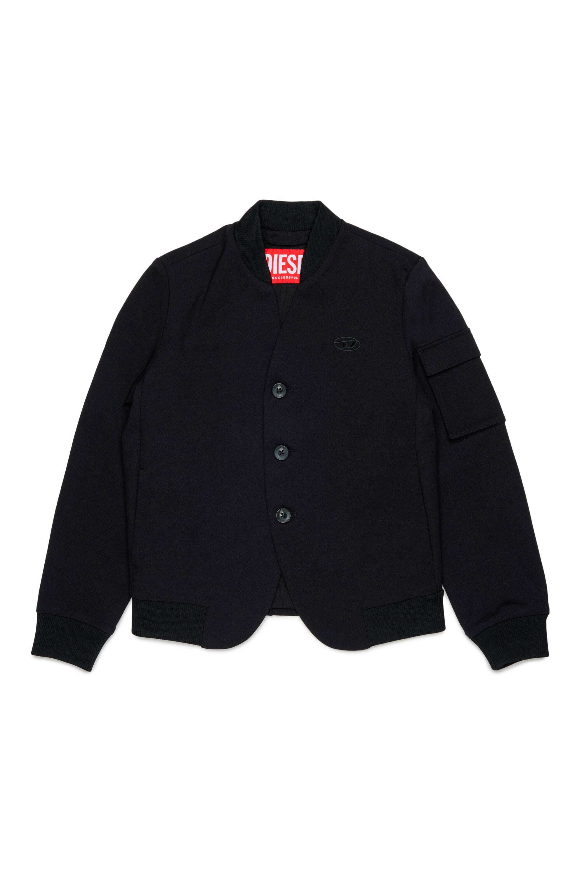 Cazadora bomber con logo
