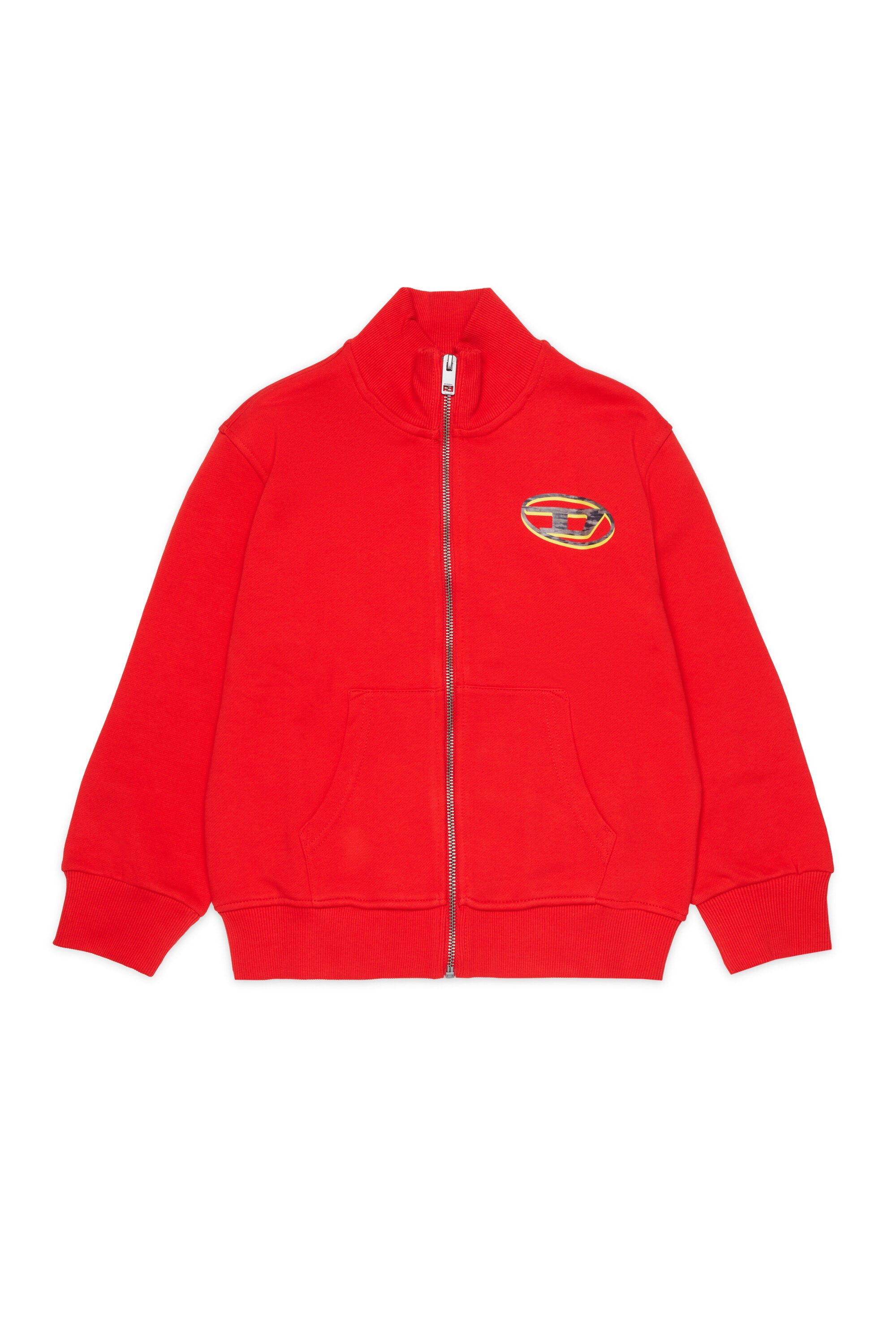 Sudadera con cremallera y logo