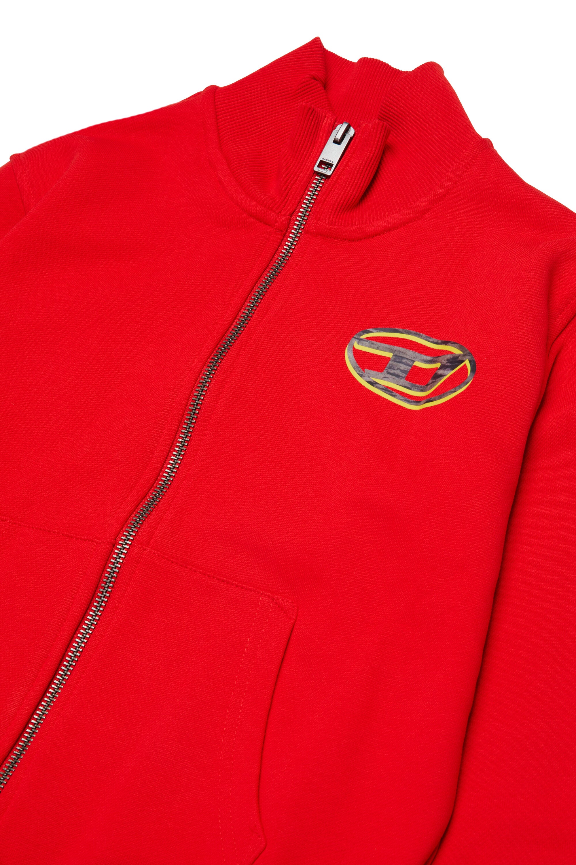 Sudadera con cremallera y logo