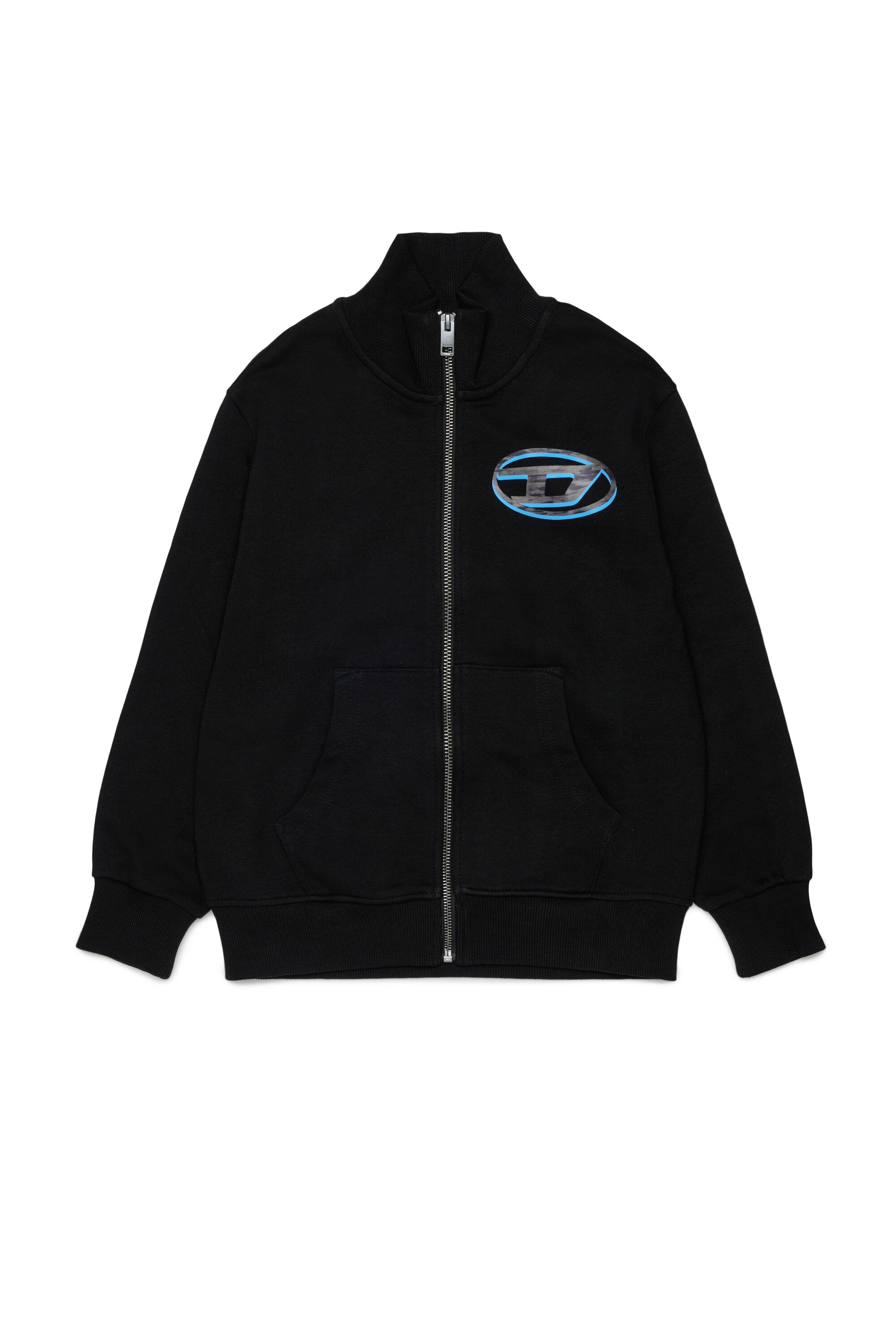 Sudadera con cremallera y logo