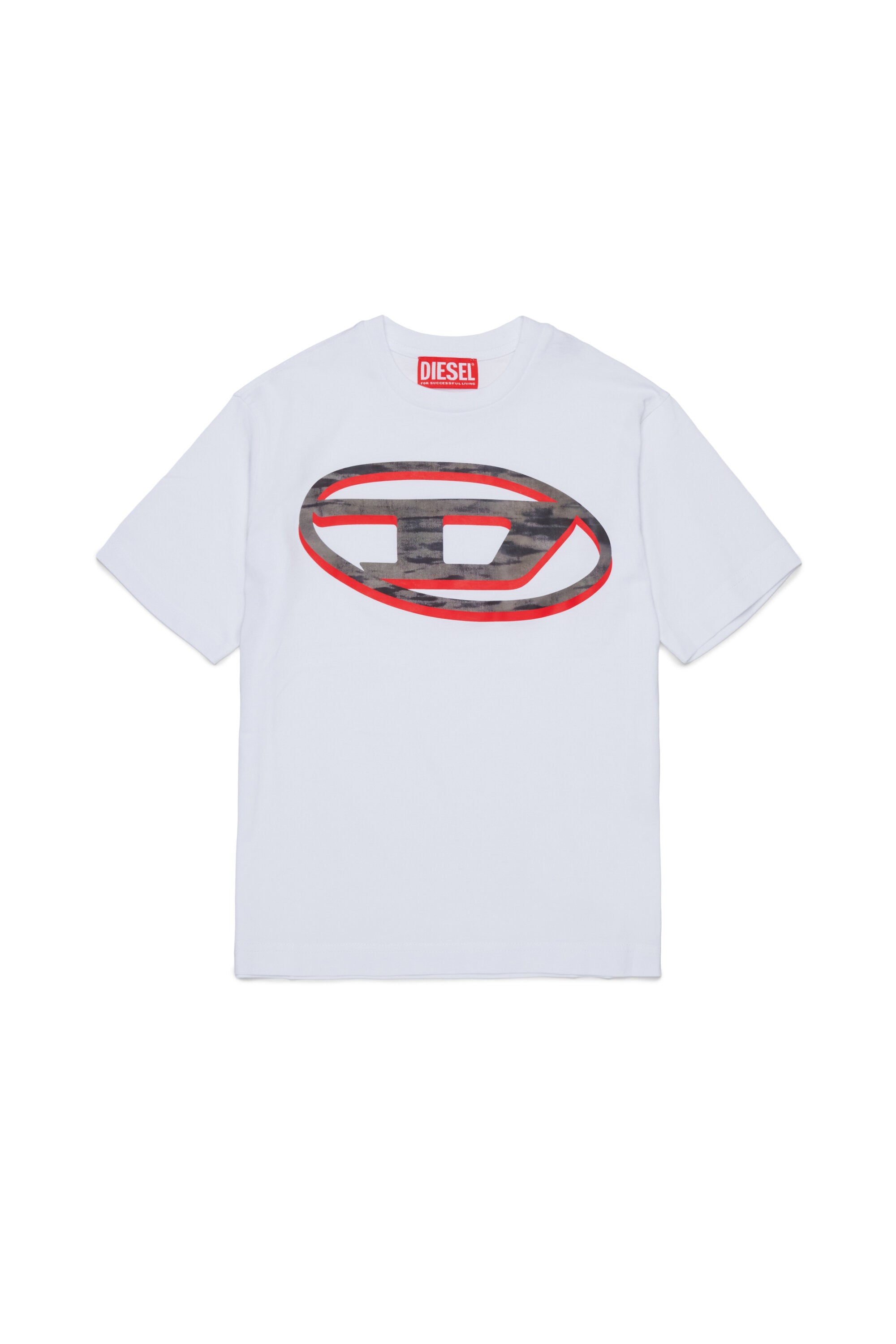 Camiseta con logo Oval D
