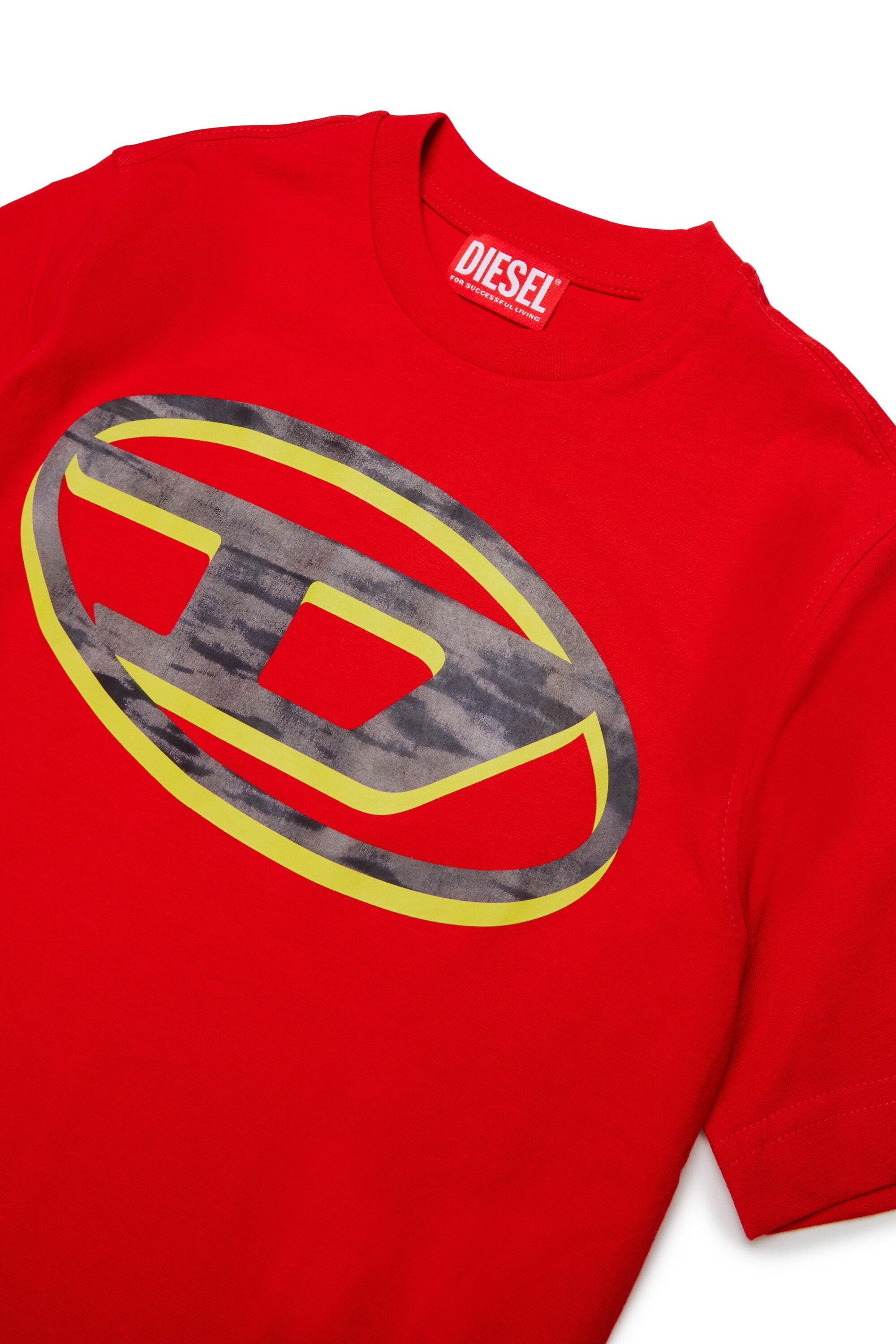 Camiseta con logo Oval D