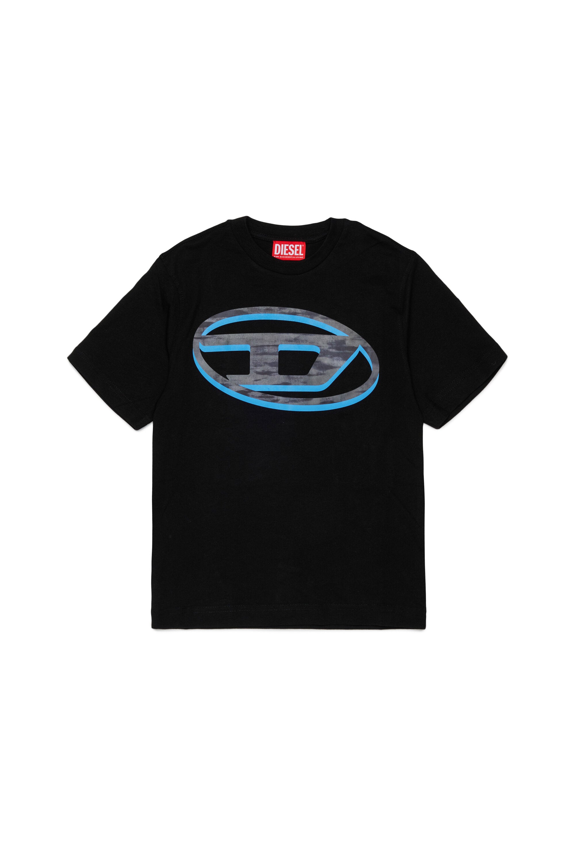 Camiseta con logo Oval D