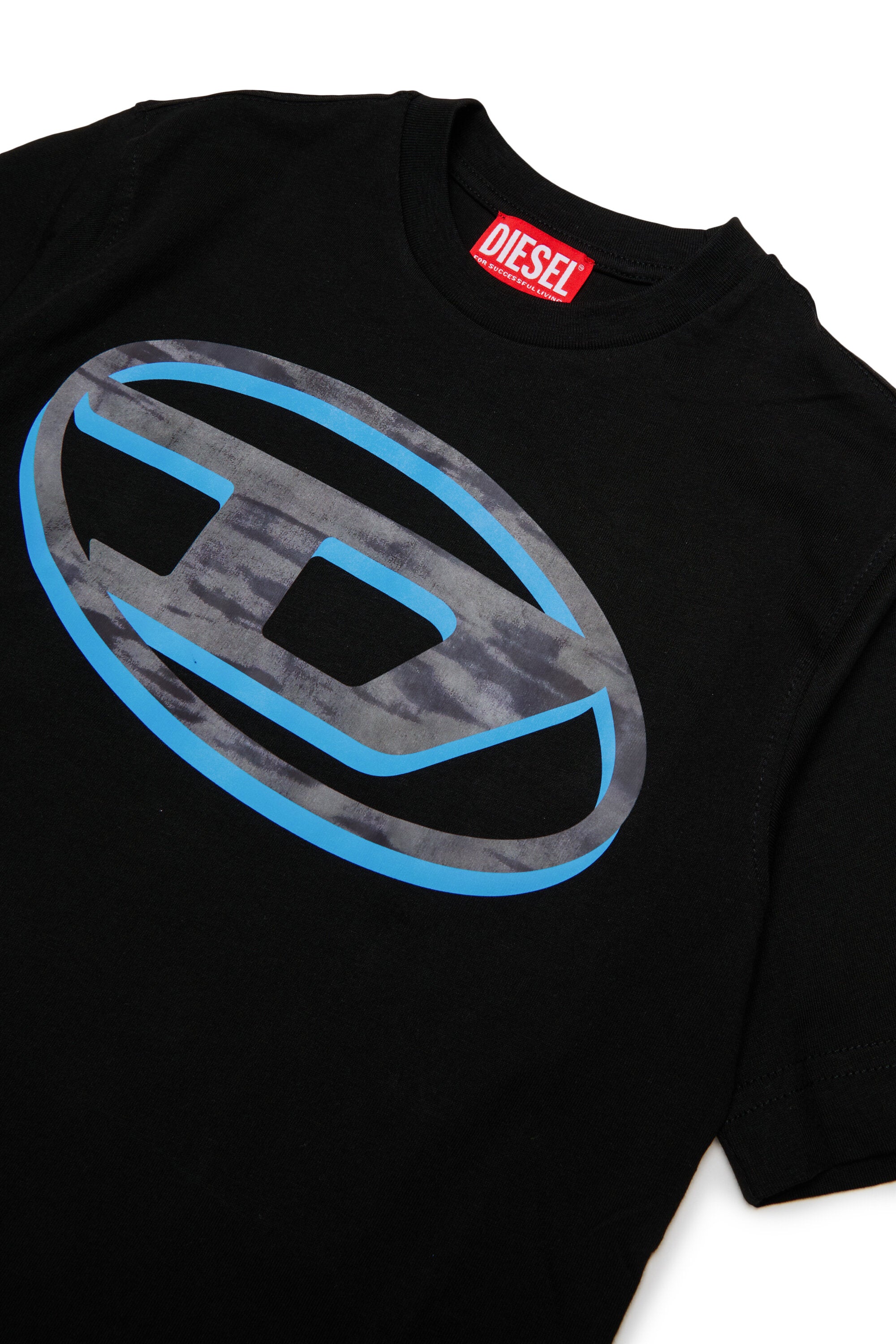Camiseta con logo Oval D