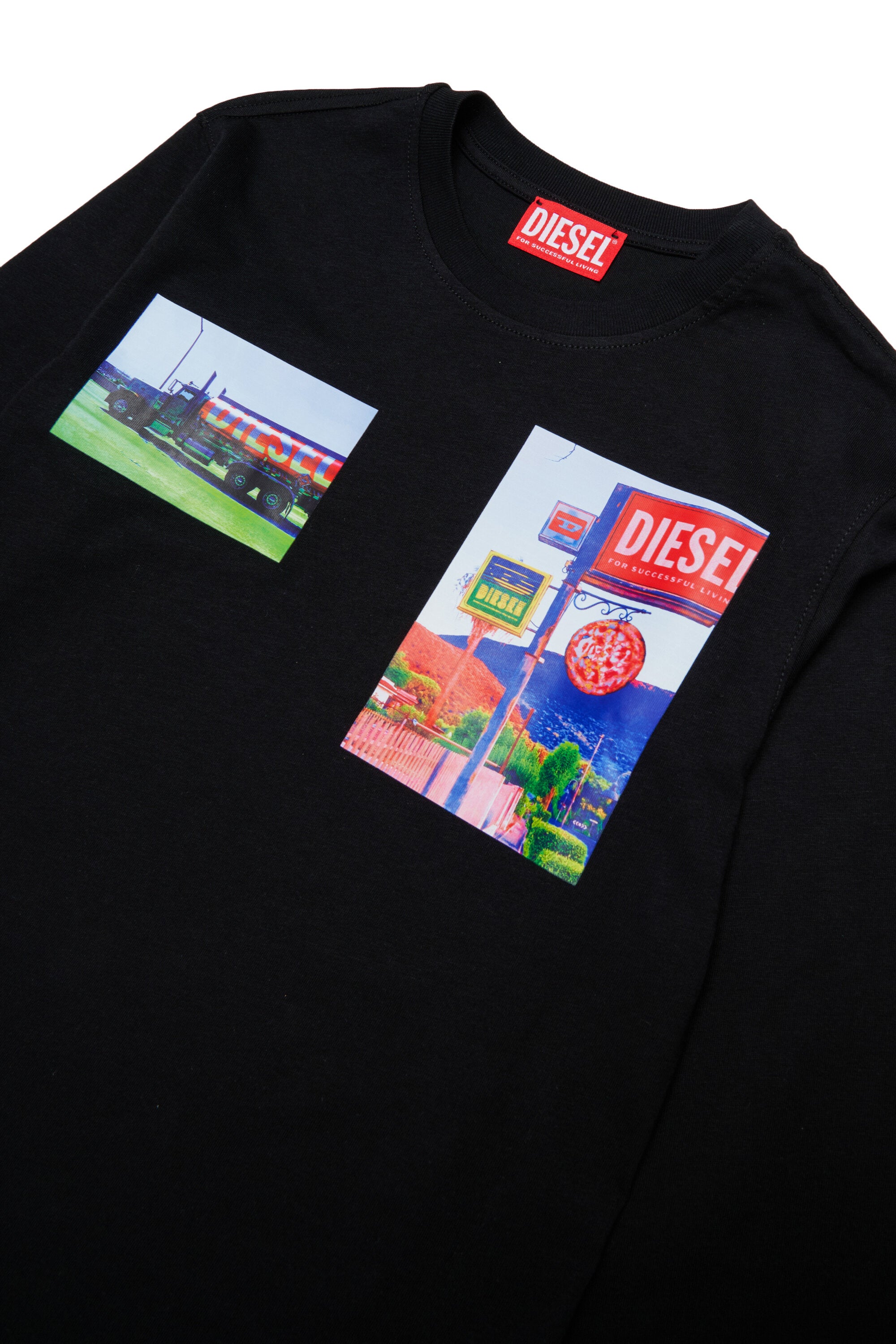 Camiseta de manga larga con logo