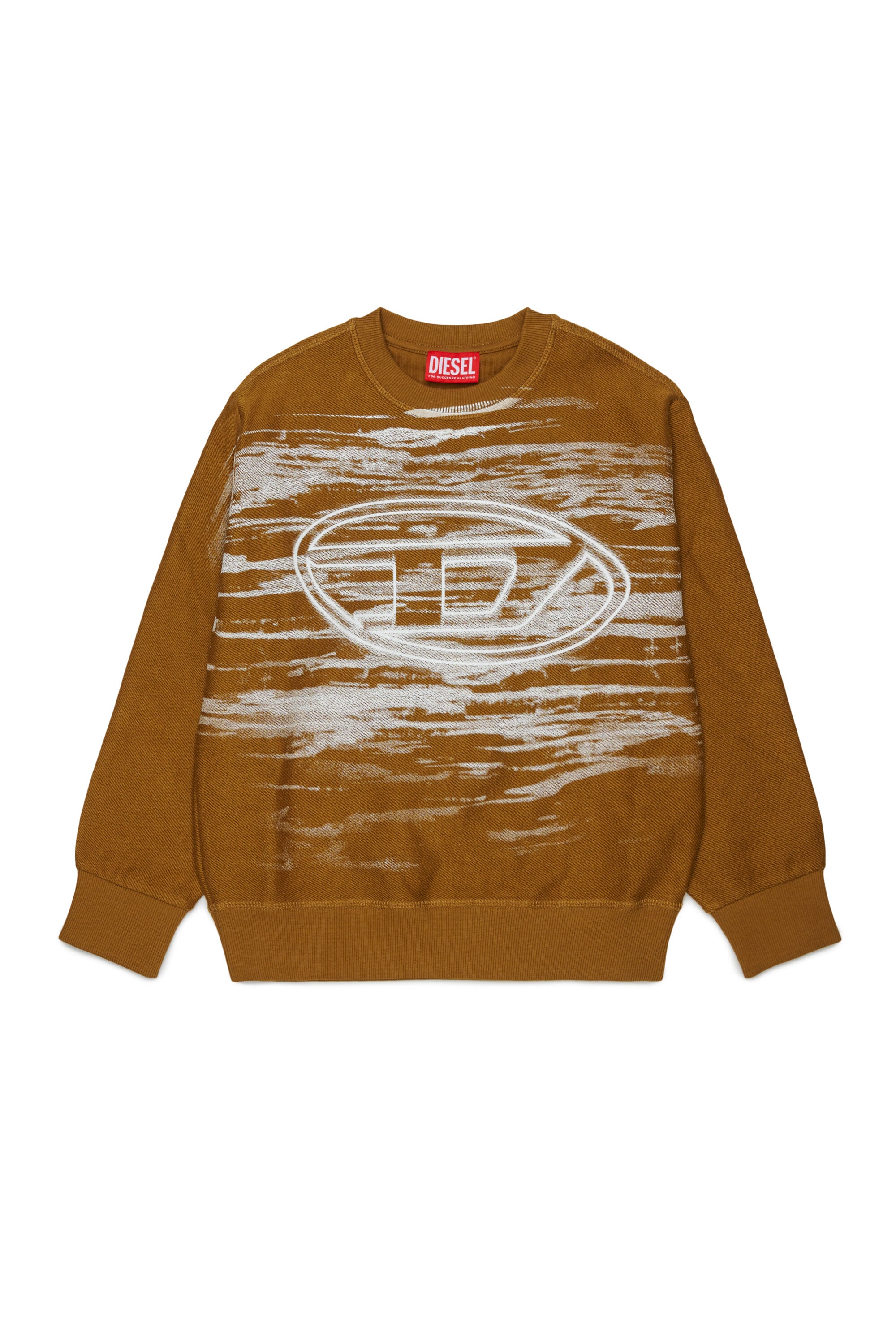Sudadera de cuello redondo con logo estampado
