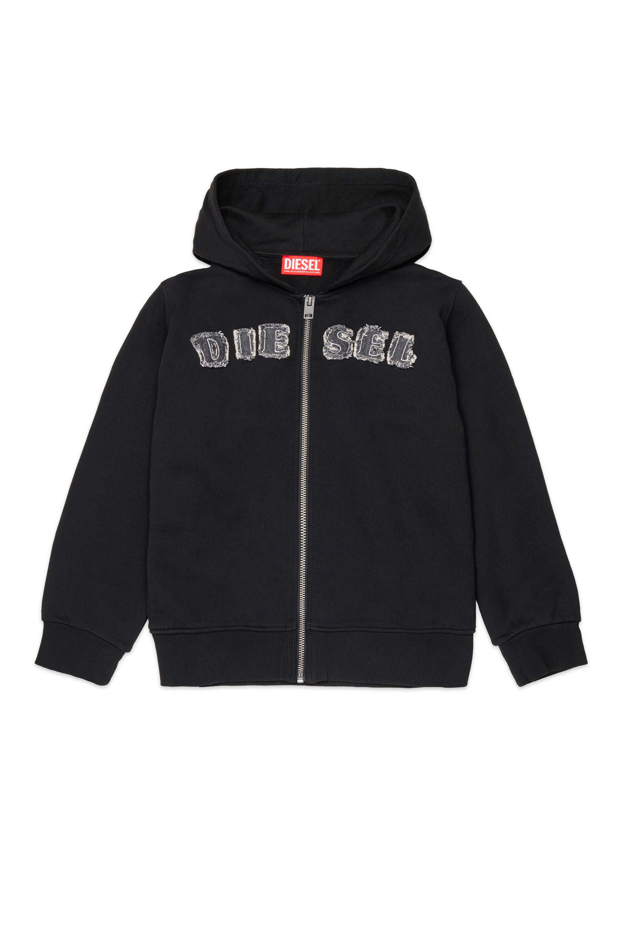 Sudadera con cremallera y logo