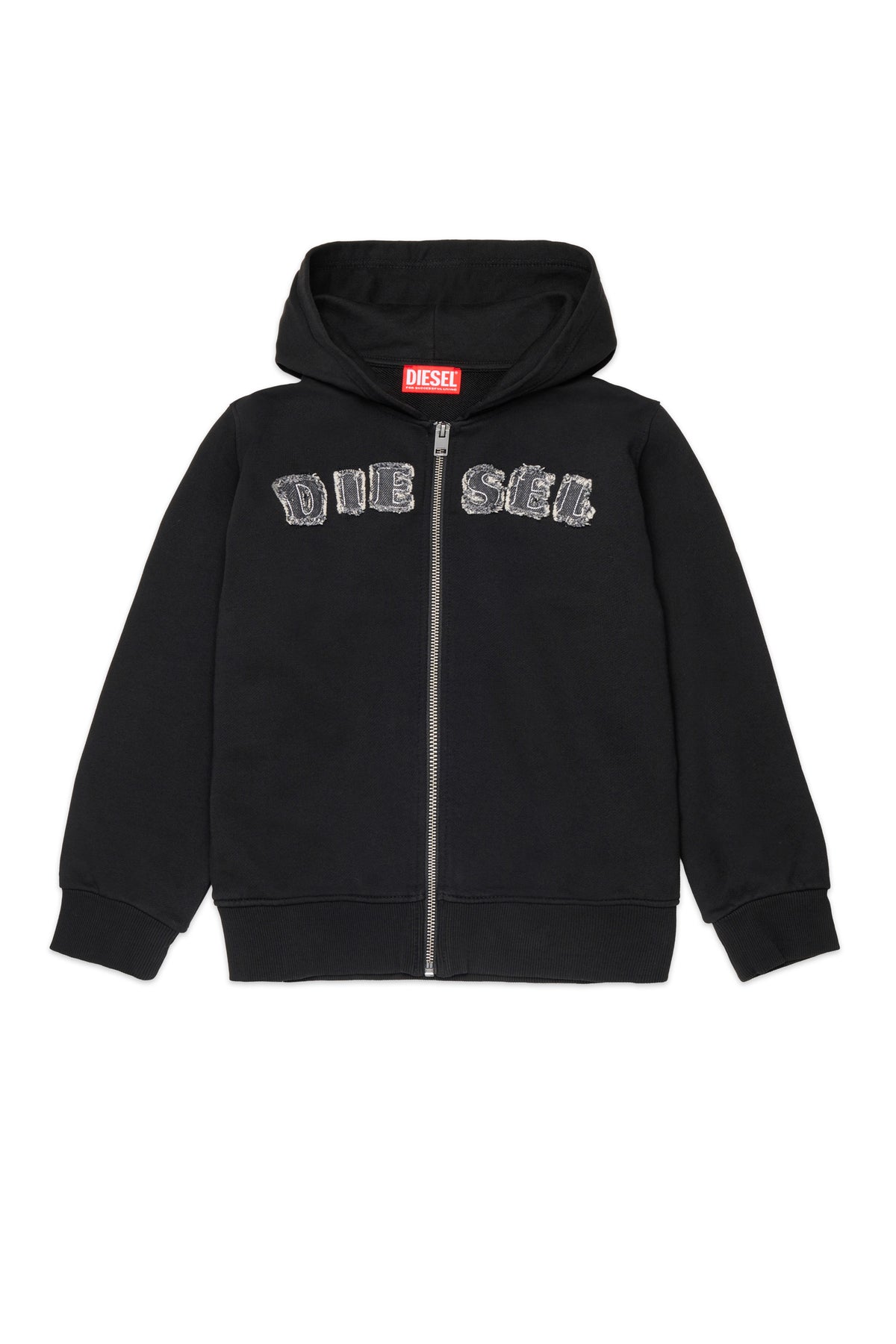 Zip sweatshirt with logo