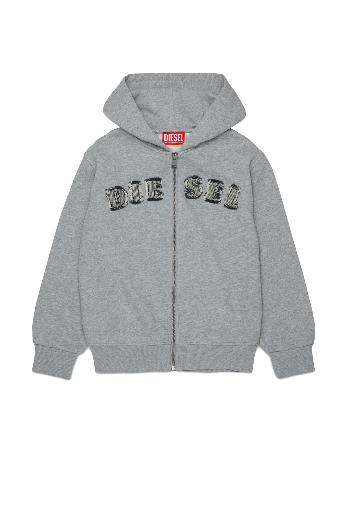 Zip sweatshirt with logo