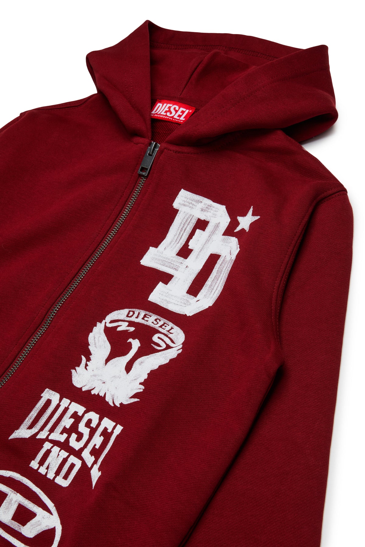 Sudadera con cremallera y logo