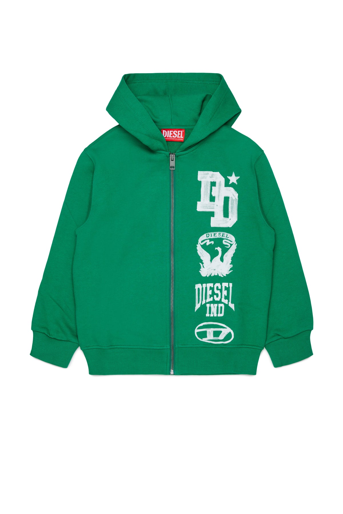 Sudadera con cremallera y logo