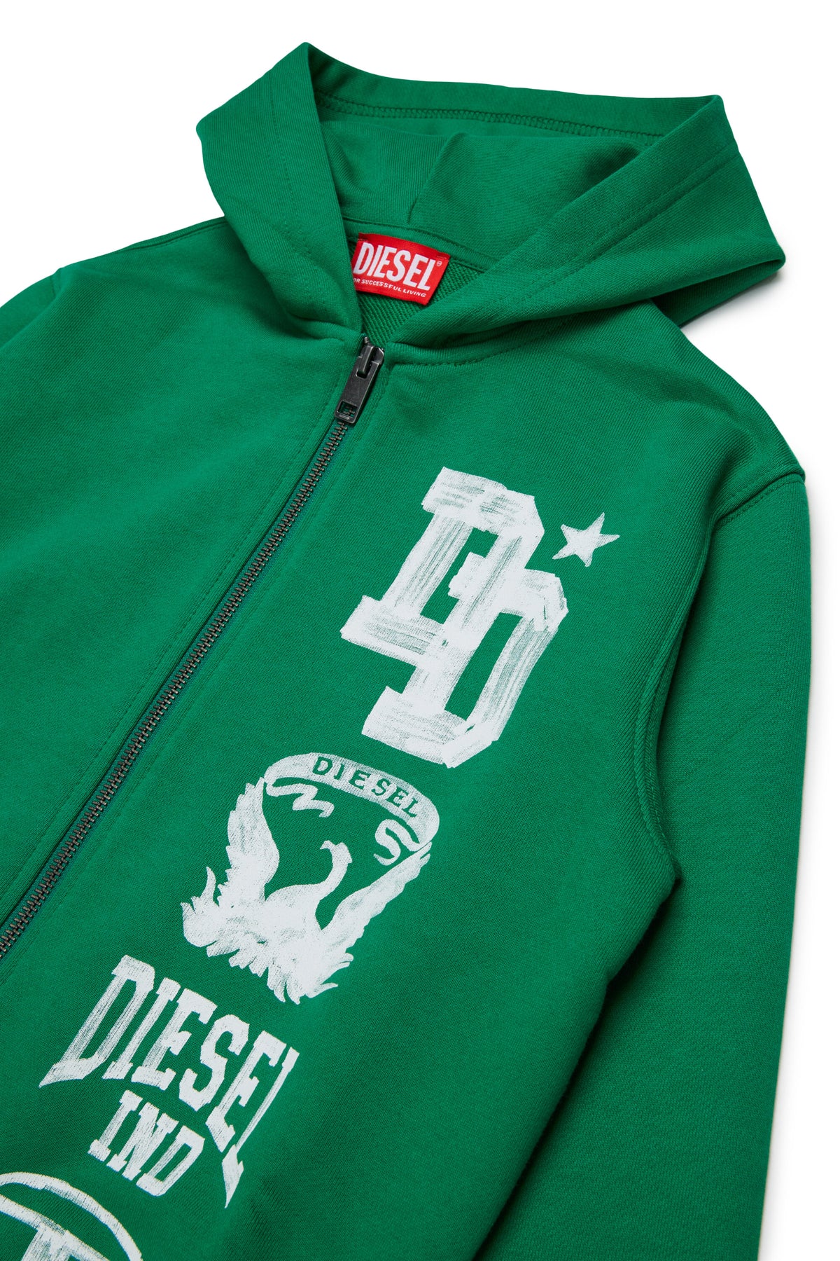 Sudadera con cremallera y logo