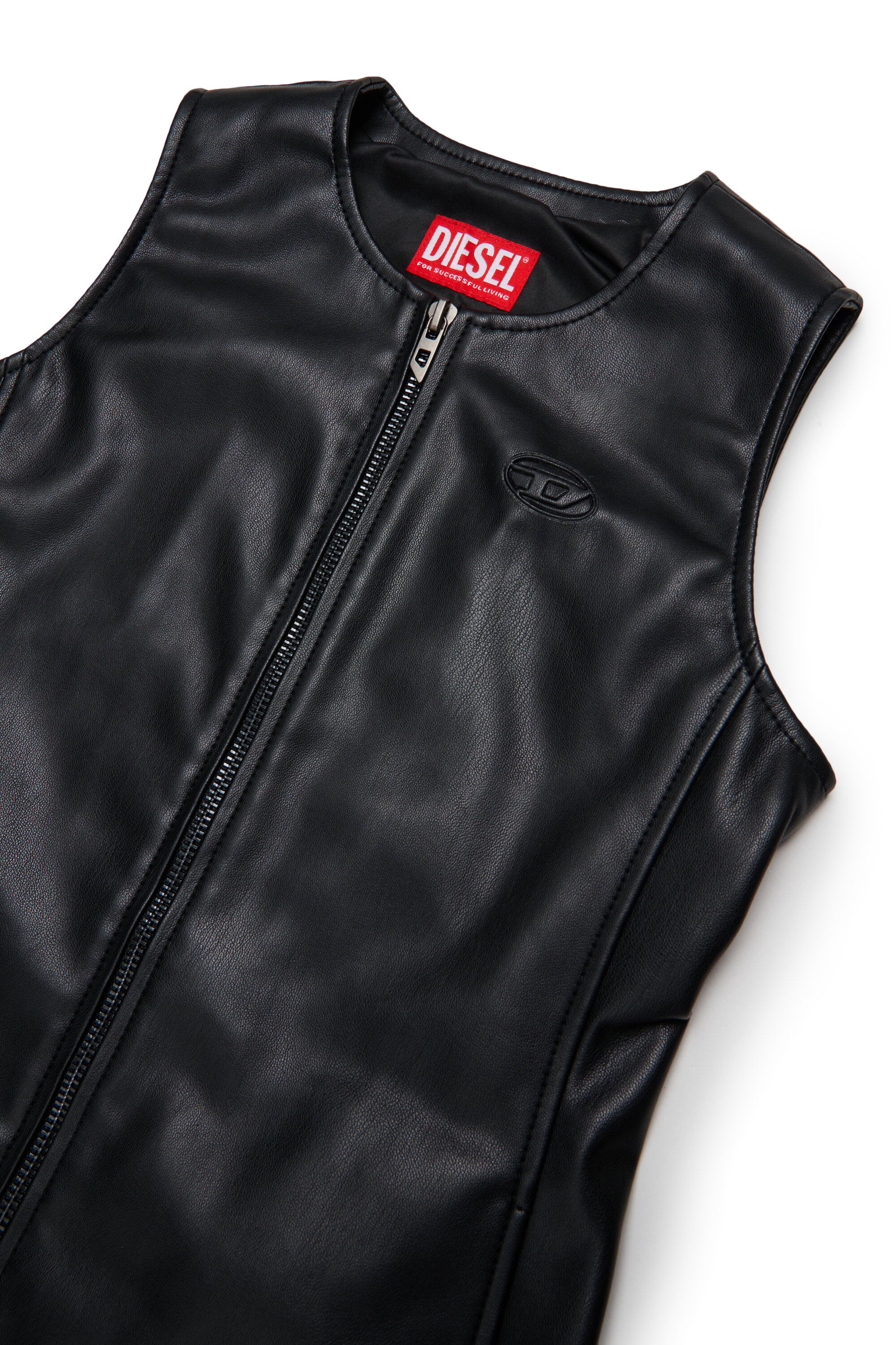 Vestido sin mangas con logo