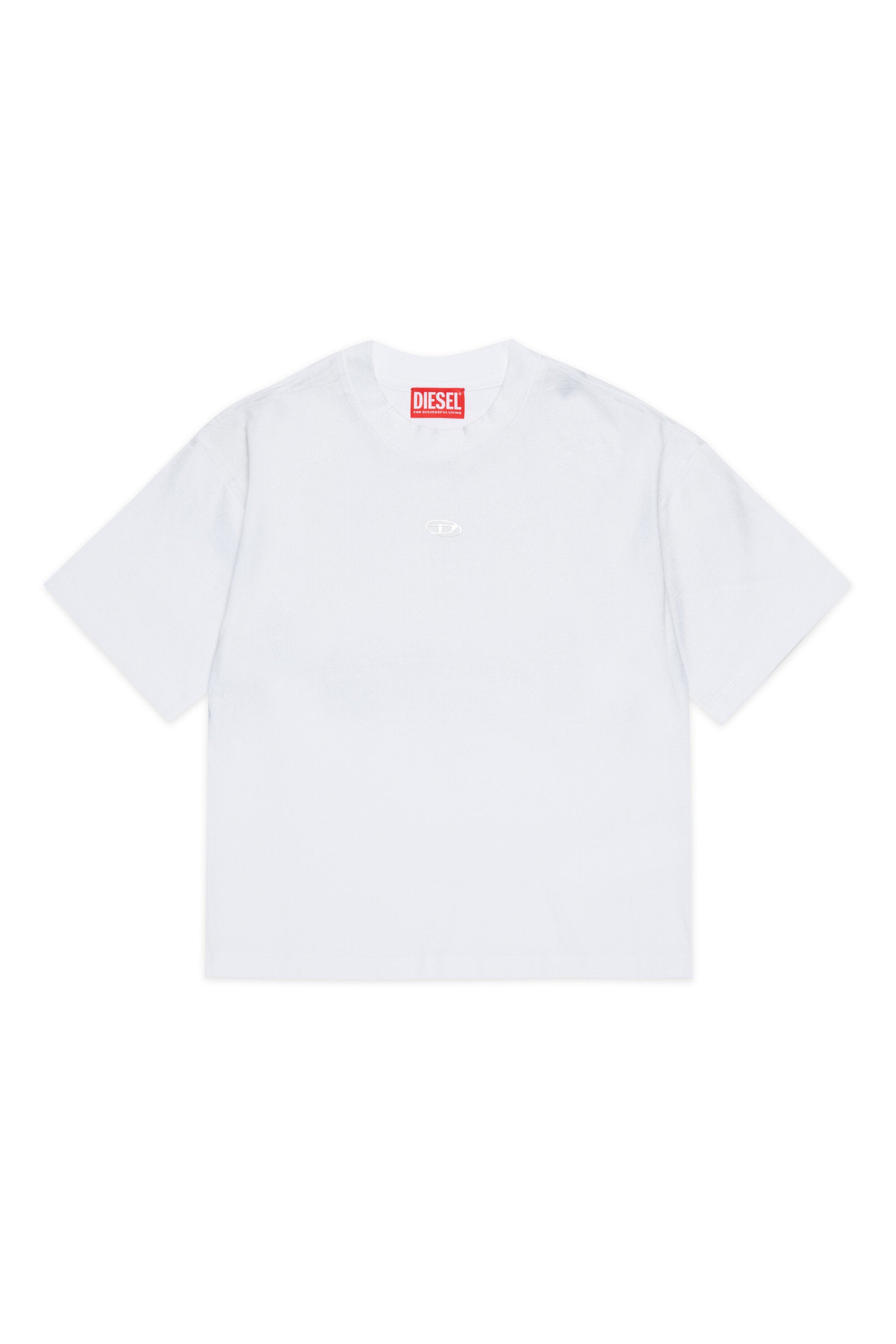 Camiseta de cuello redondo con logo