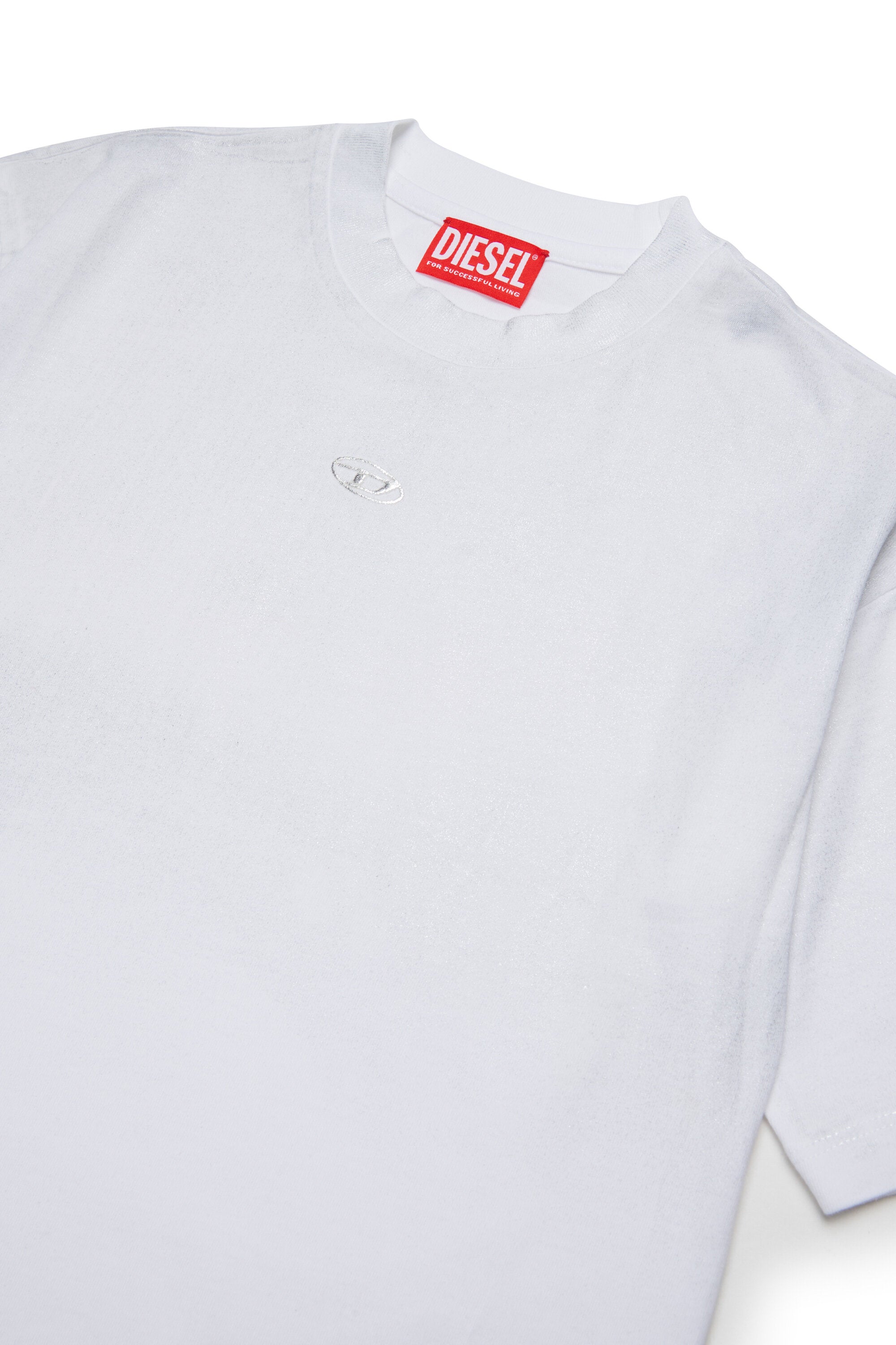 Camiseta de cuello redondo con logo