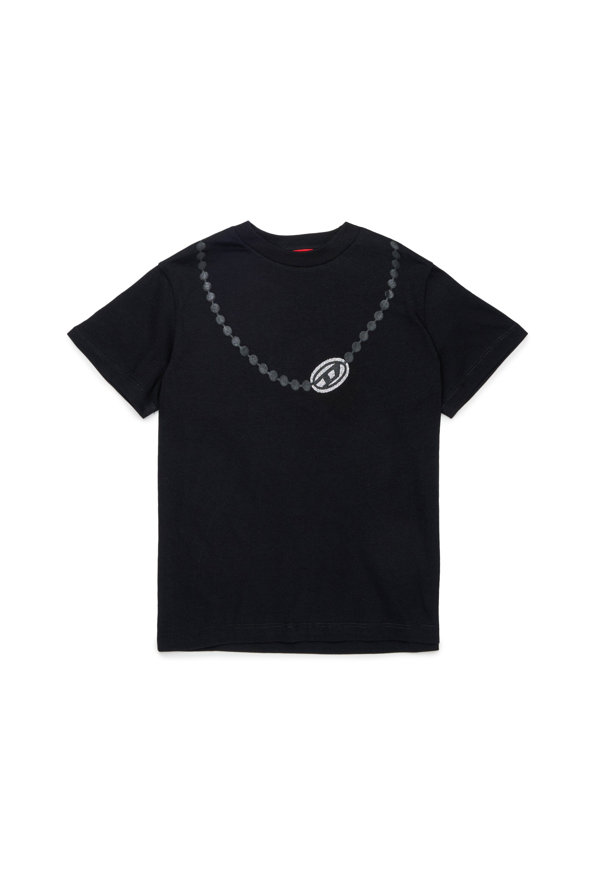 Camiseta de cuello redondo con logo
