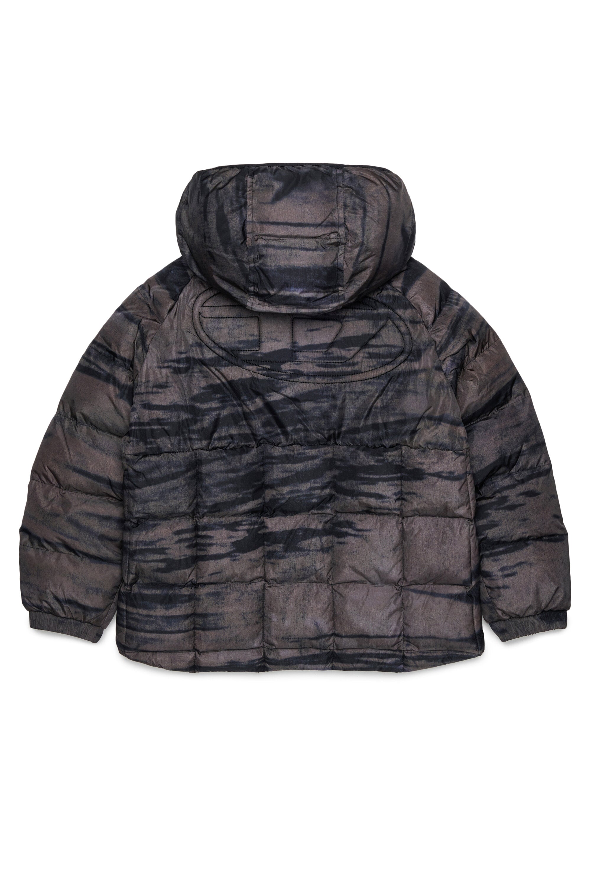 Padded jacket with logo