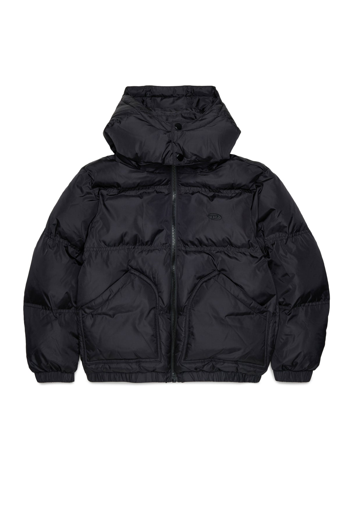 Chaqueta acolchada con logo estampado