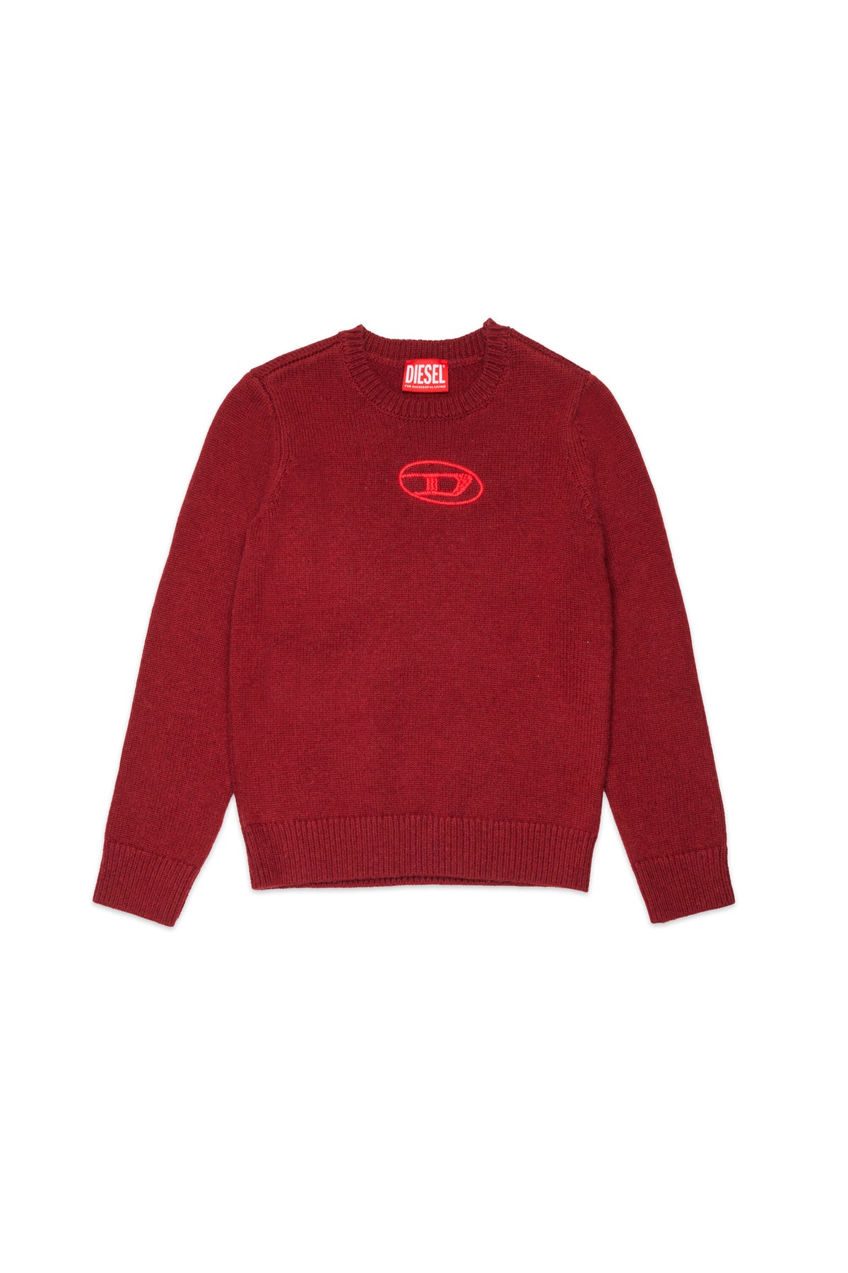 Crew-neck pullover with logo
