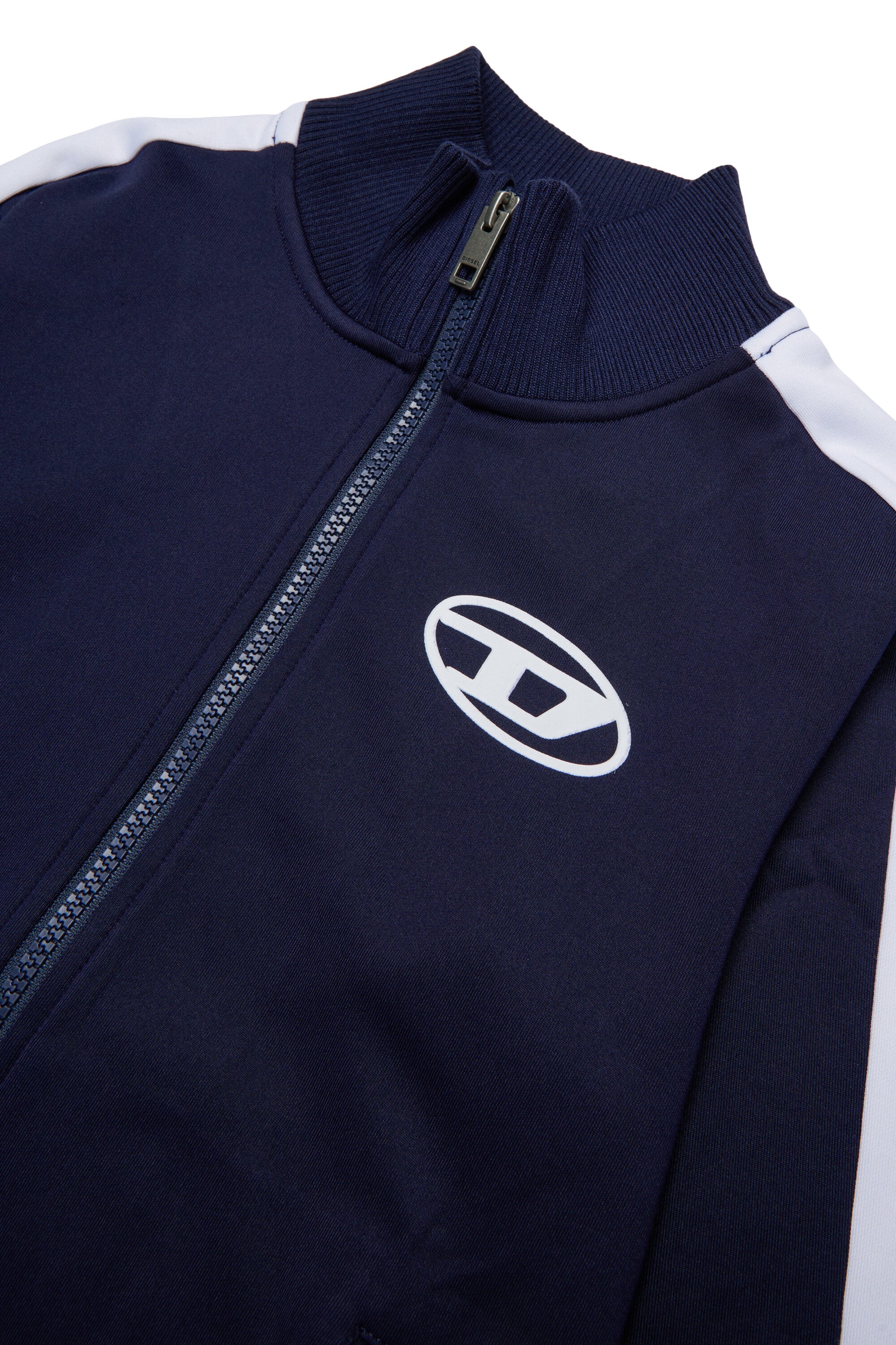 Zip-up sweatshirt with logo