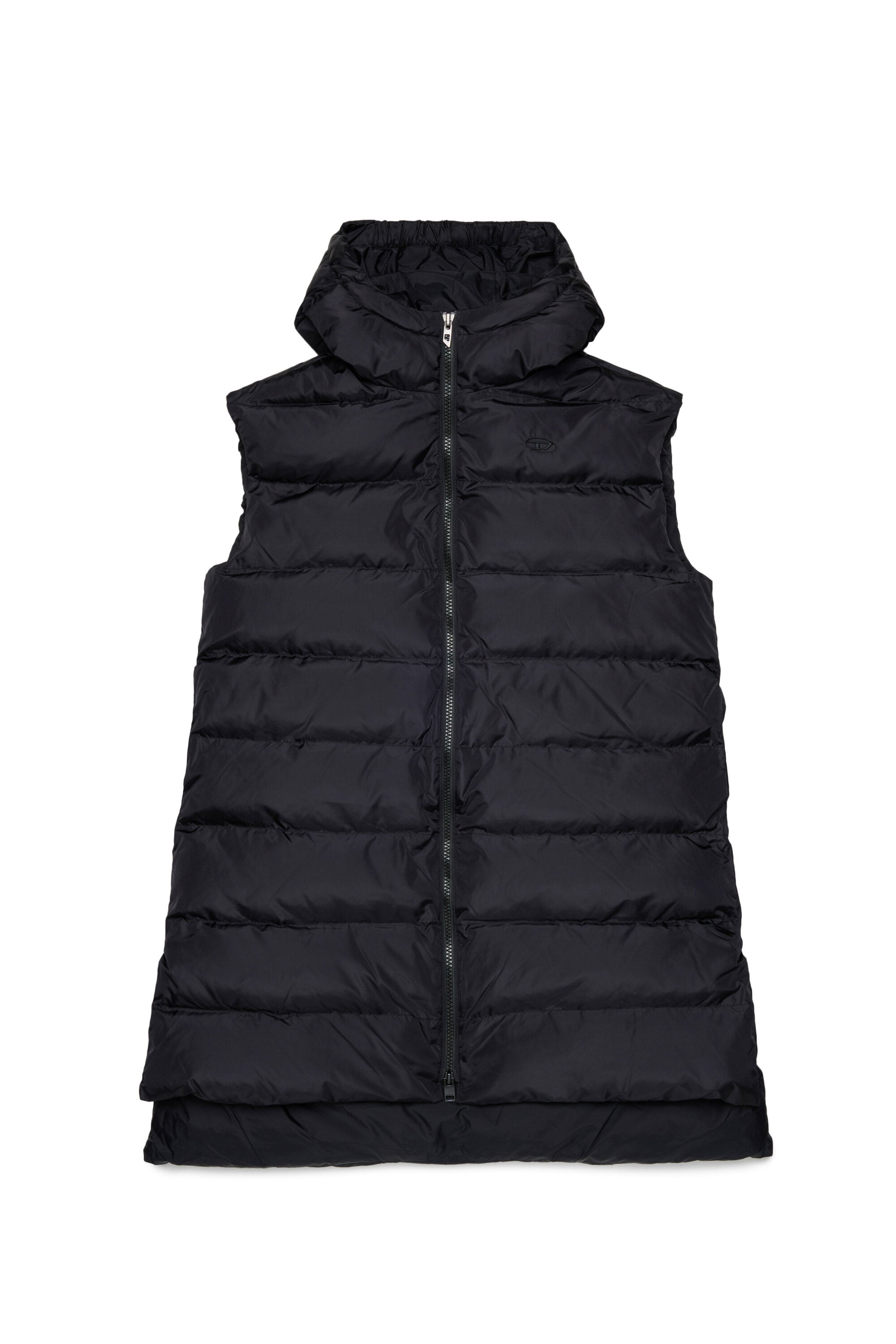Chaqueta acolchada con logo estampado