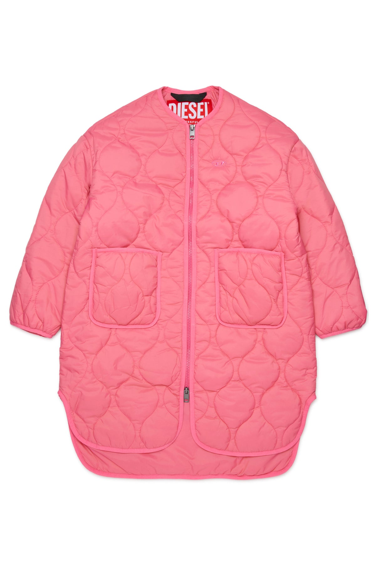 Chaqueta acolchada con logo estampado
