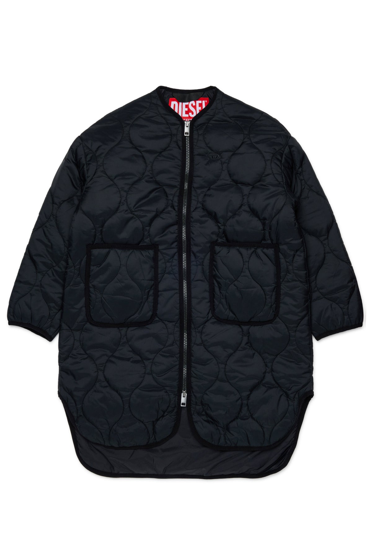 Chaqueta acolchada con logo estampado