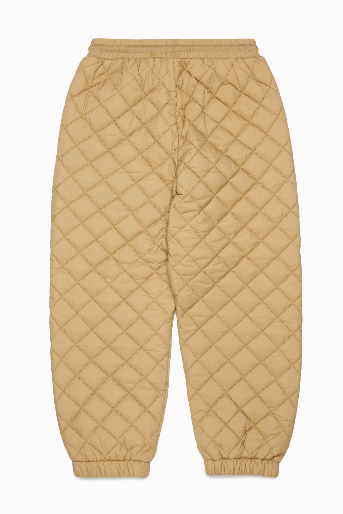 Pantalones acolchados con parche delantero