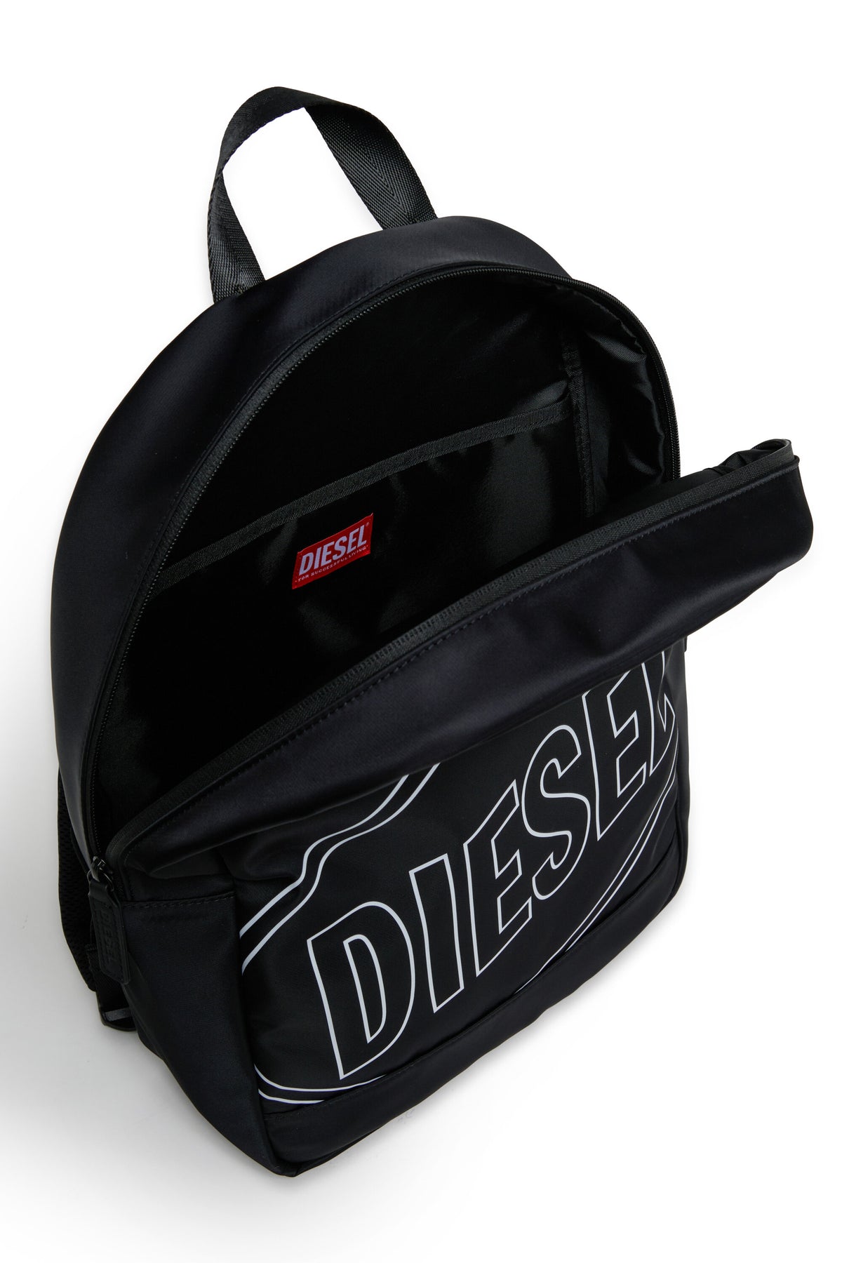 Backpack with front logo