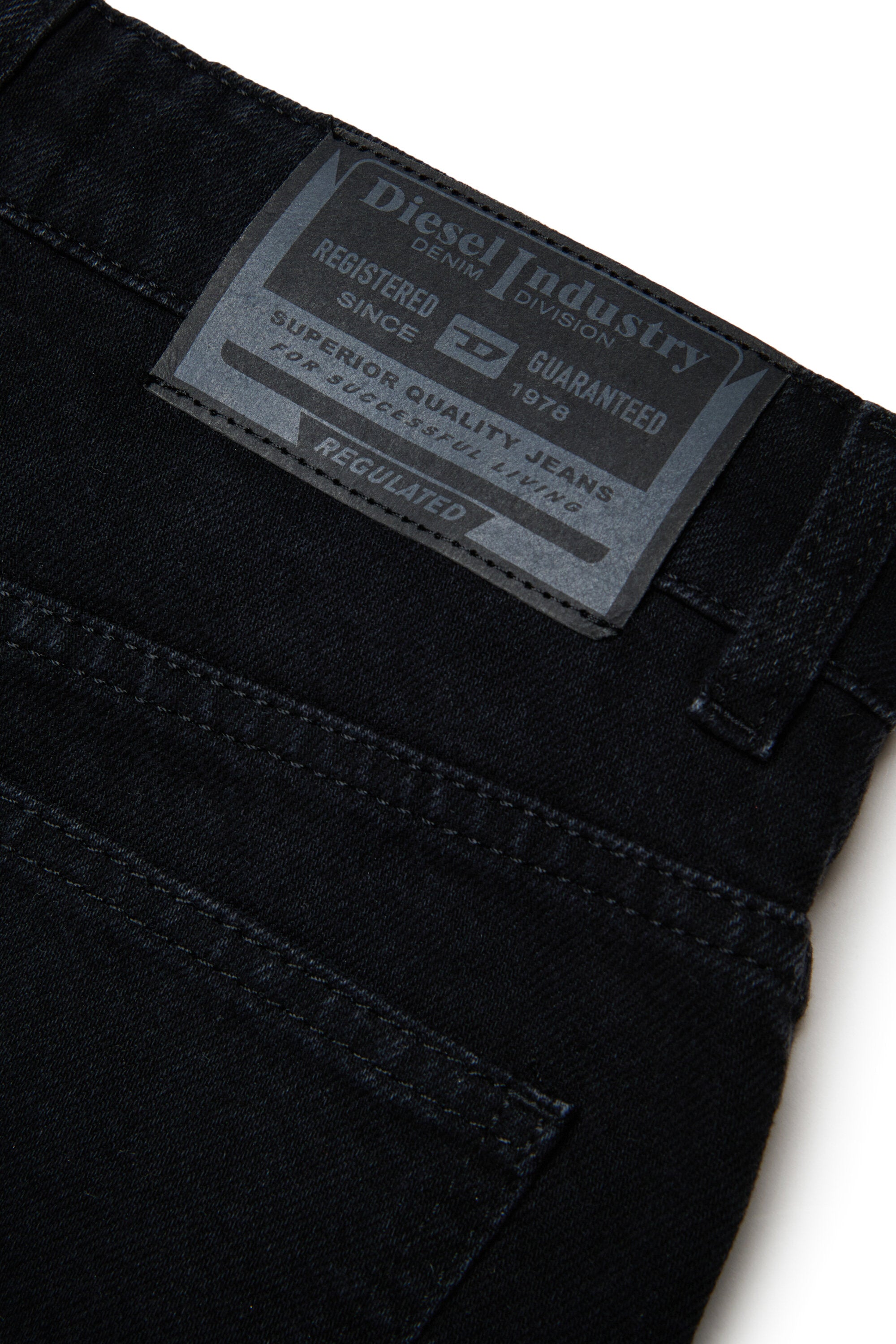 Black denim jeans, relaxed fit - D-Devon