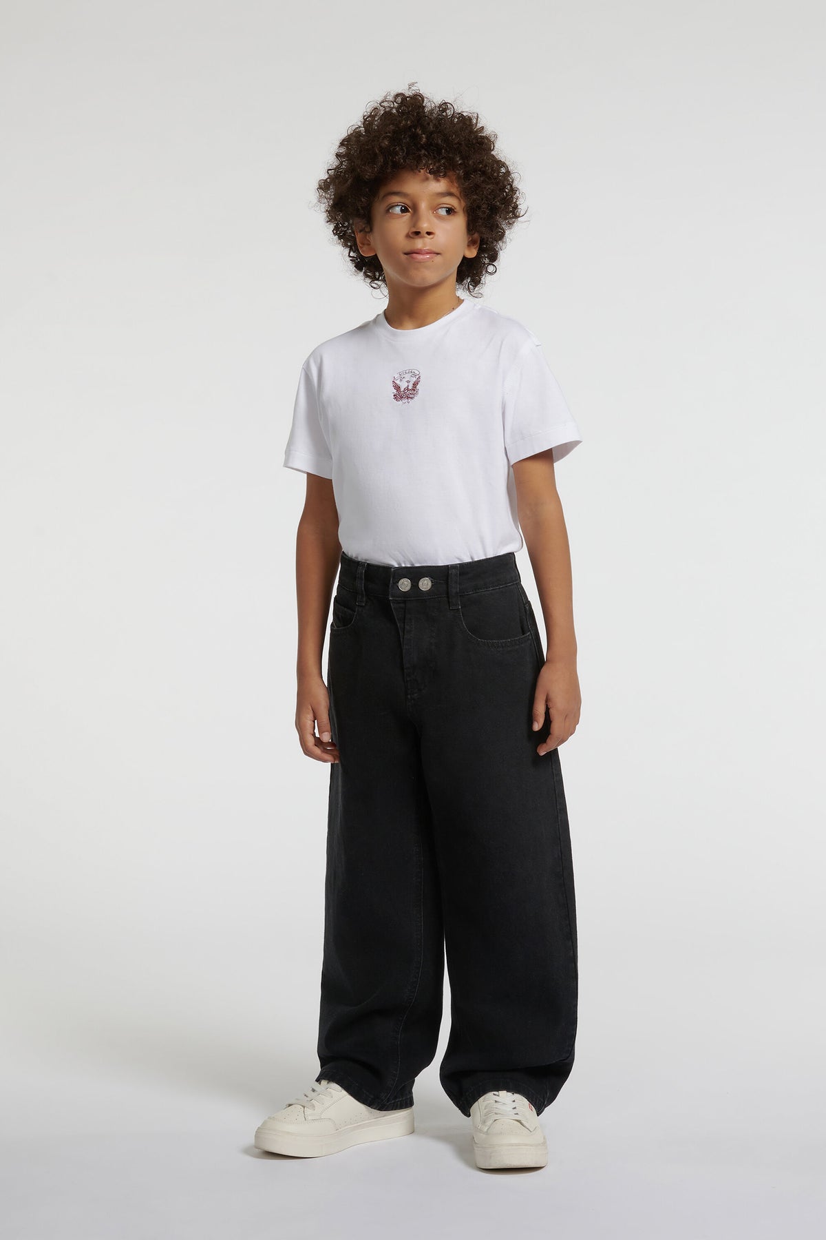Jeans en denim negro corte relajado - D-Devon