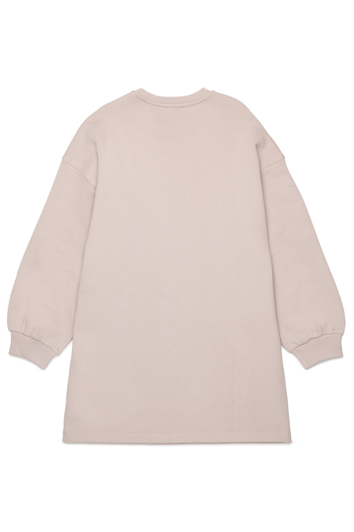 Vestido de cuello redondo con logo