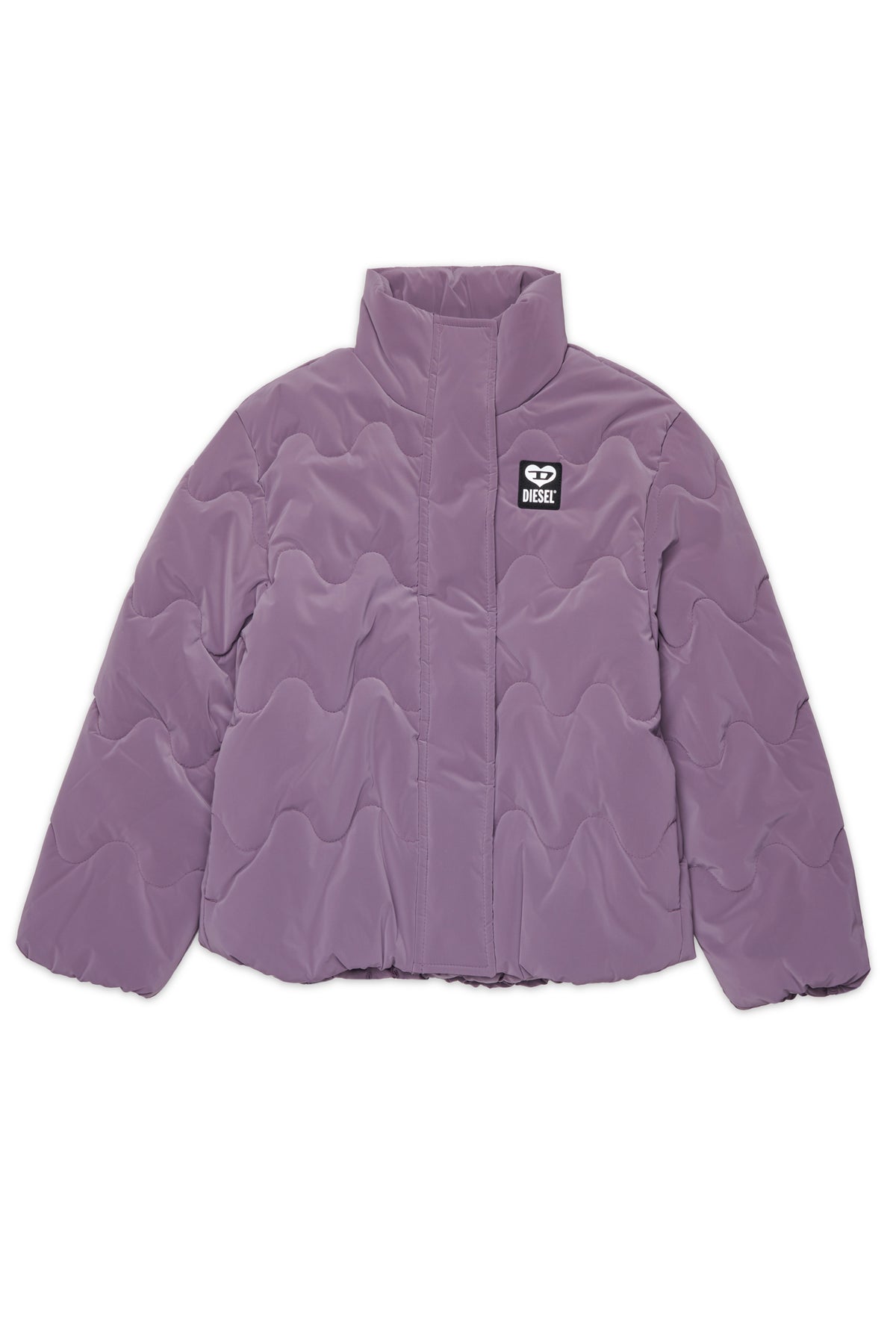 Chaqueta acolchada con logo estampado