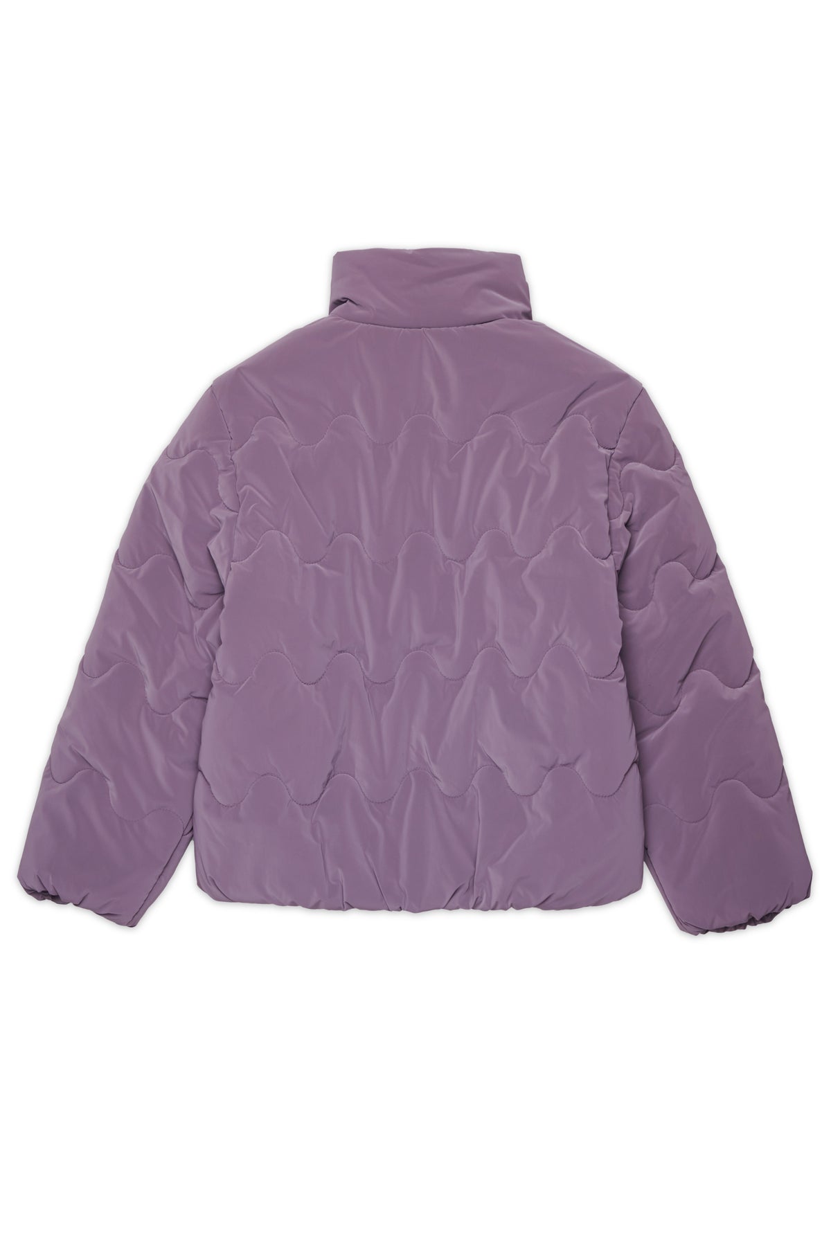 Chaqueta acolchada con logo estampado