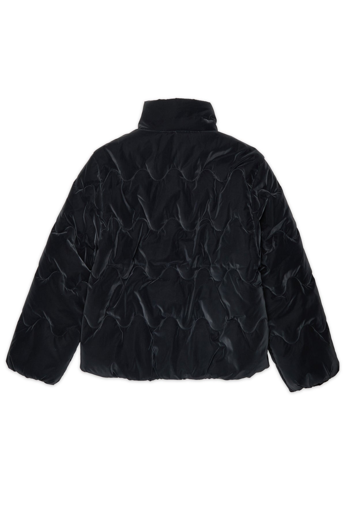 Chaqueta acolchada con logo estampado