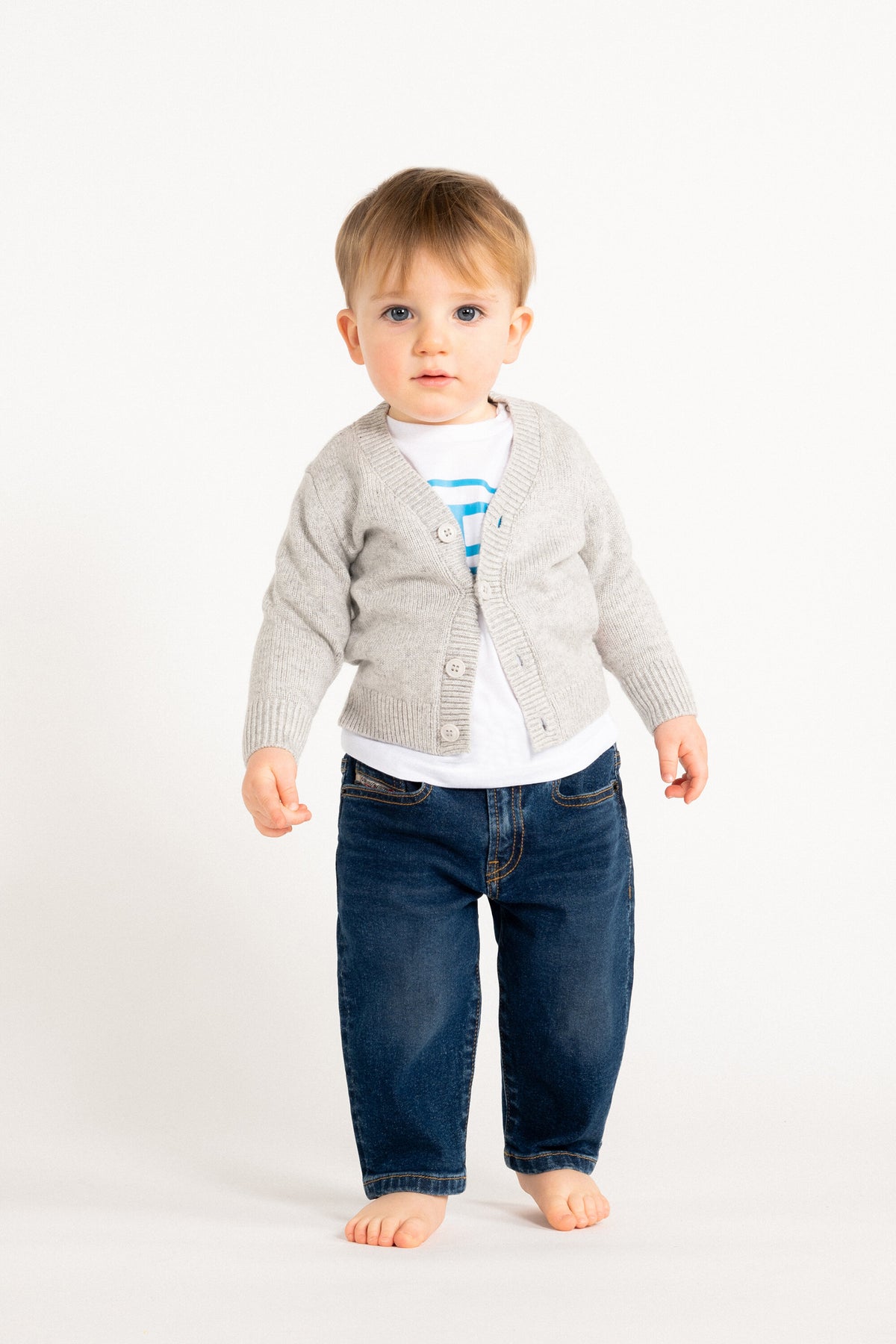 Jeans de corte regular azul medio - D-Gale