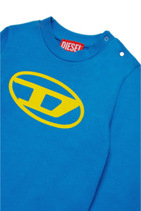Oval D crew-neck branded sweatshirt