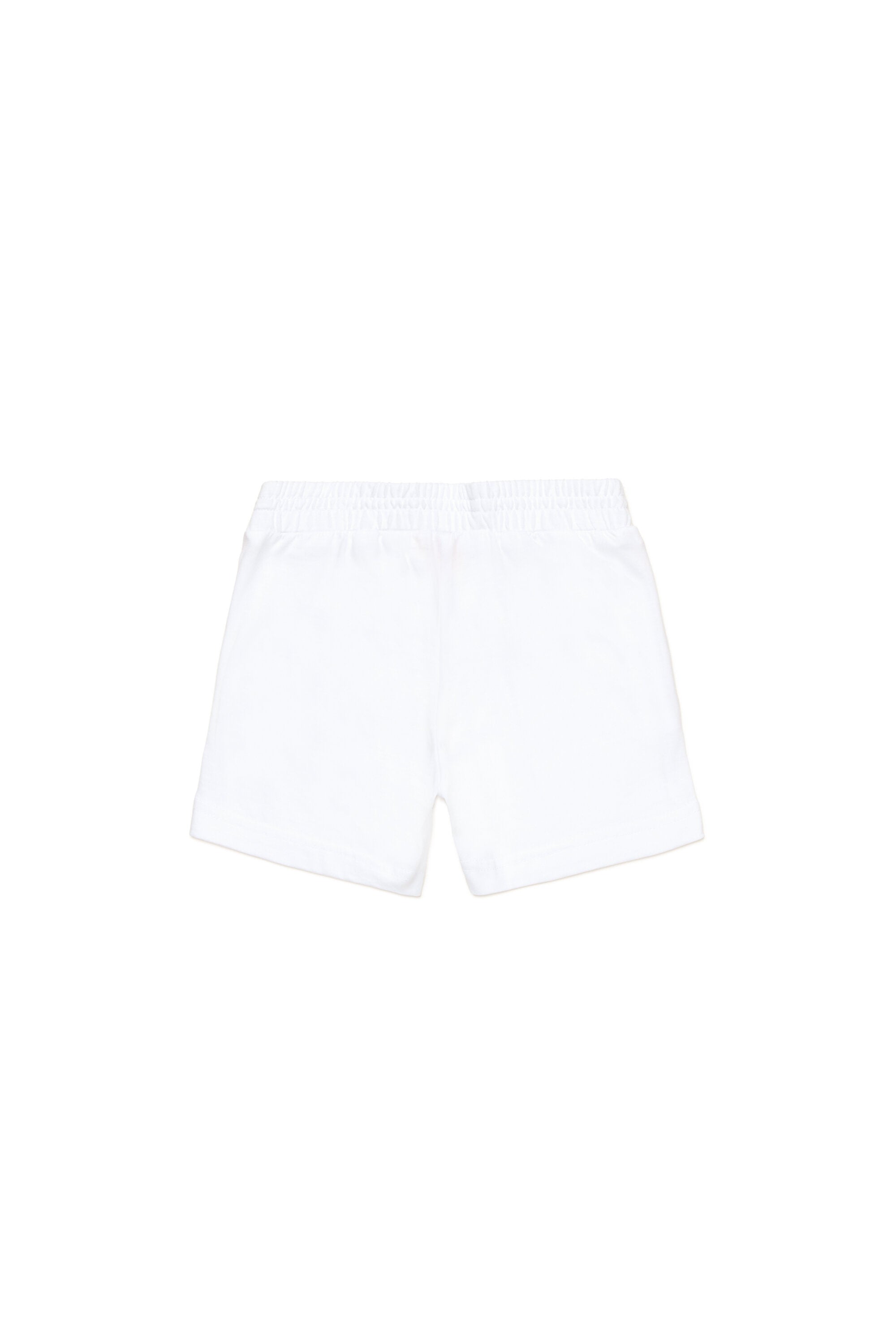 Pantalones cortos con marca de jersey de algodón
