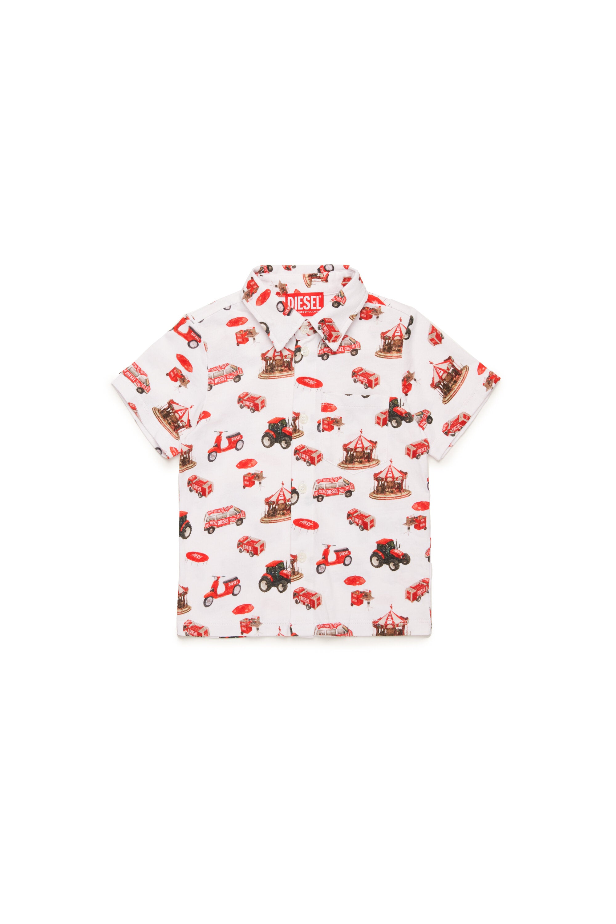 Camisa de bolos allover Fanny Campaign Diesel