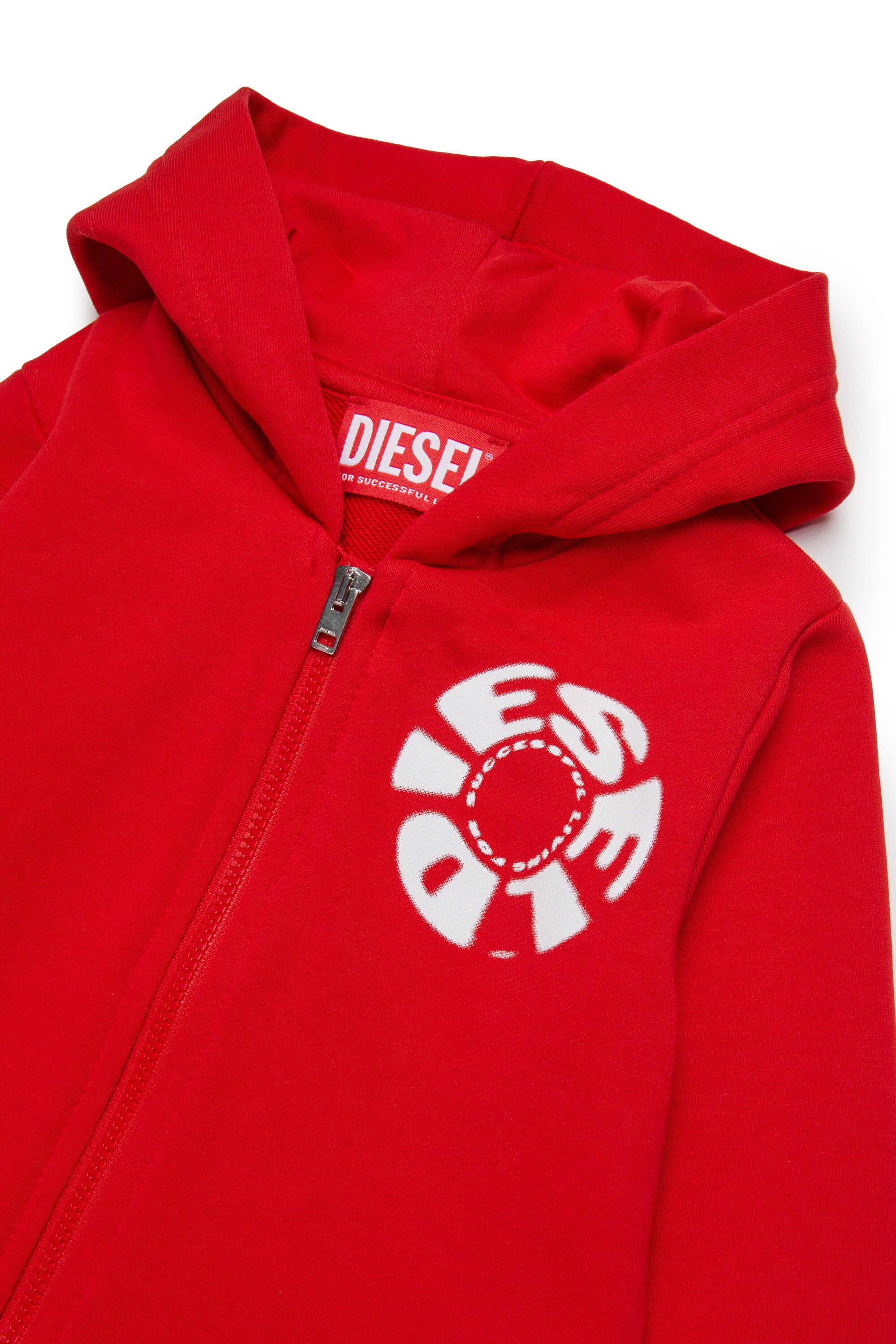 Sudadera con capucha y cremallera Diesel Circular