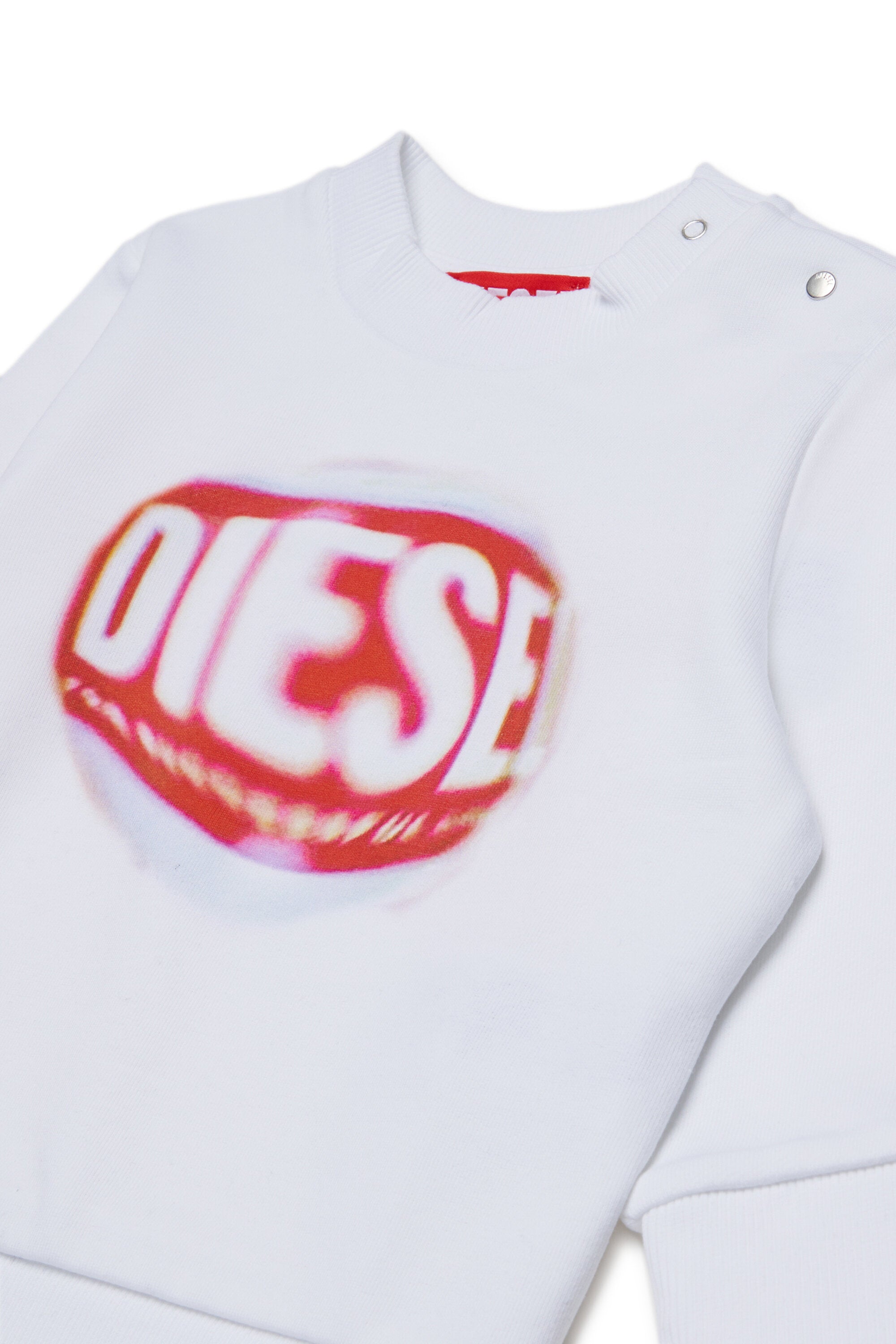 Sudadera de cuello redondo con gráfico Diesel Waterdrop