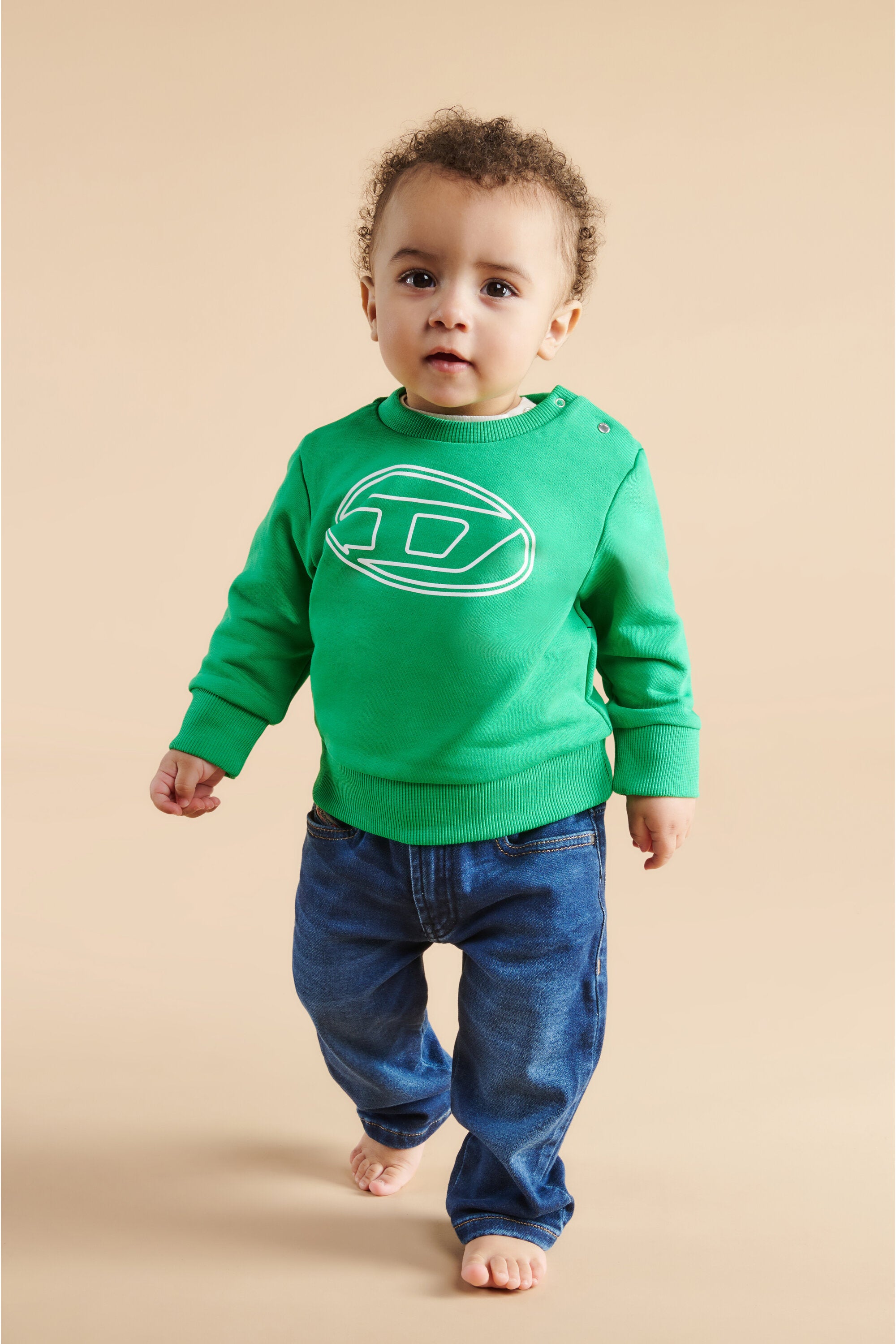 Sudadera de cuello redondo con logotipo maxi Oval D