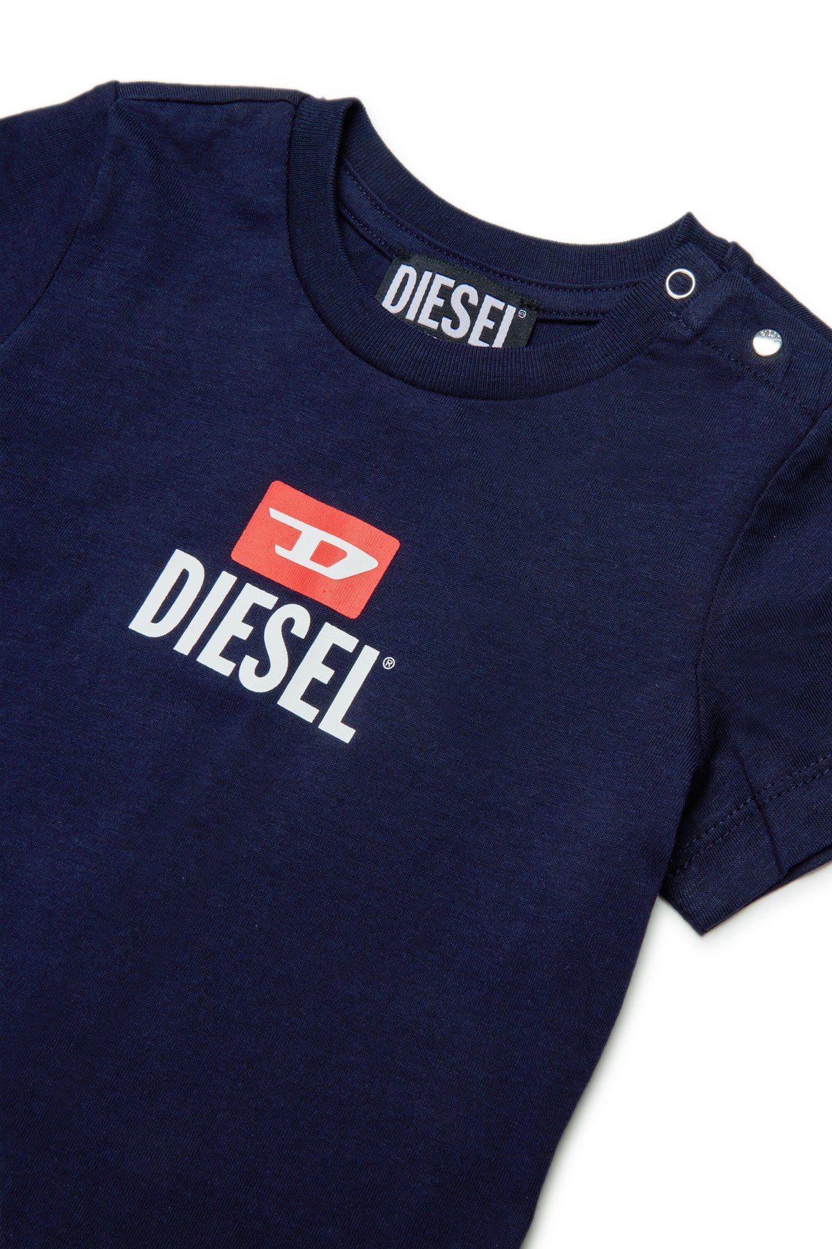 Camiseta de cuello redondo con logo